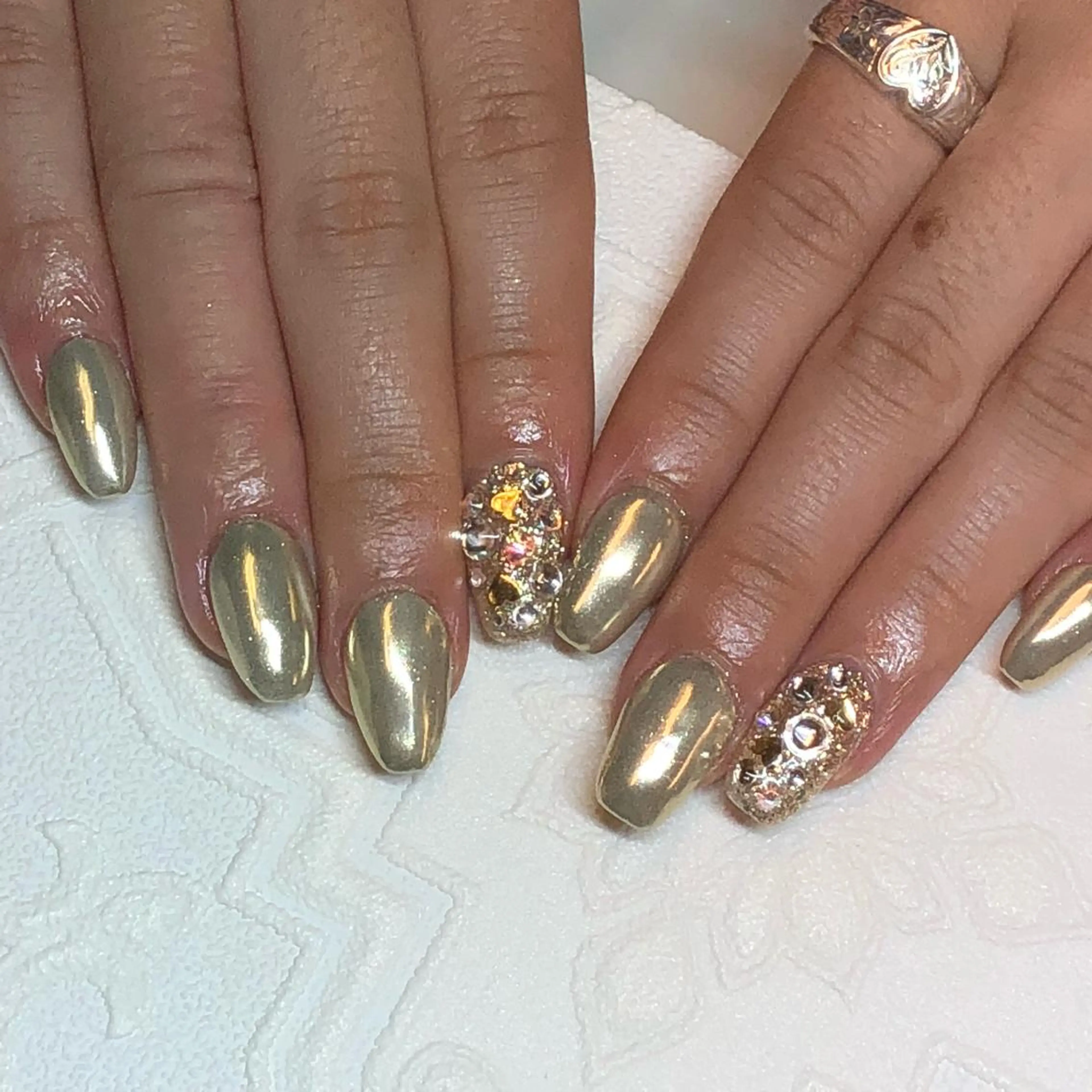 ネイル ミラーネイル スカルプネイル KIREIE NAILSのネイルデザイン