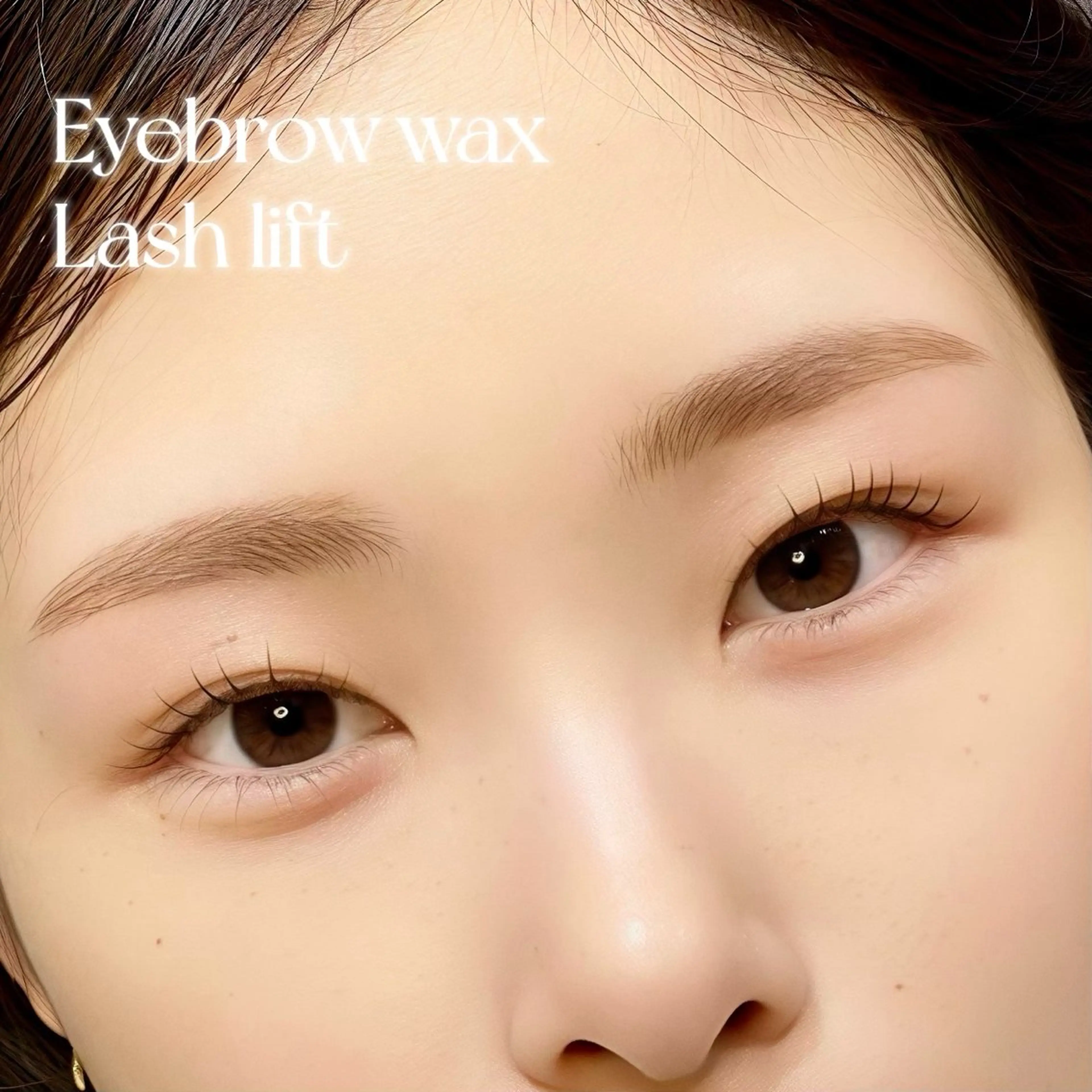 🎀Lash Lift ＋eyebrow wax セットメニュー🎀　一気に垢抜け🪄セットでお得なクーポンです🧸の写真