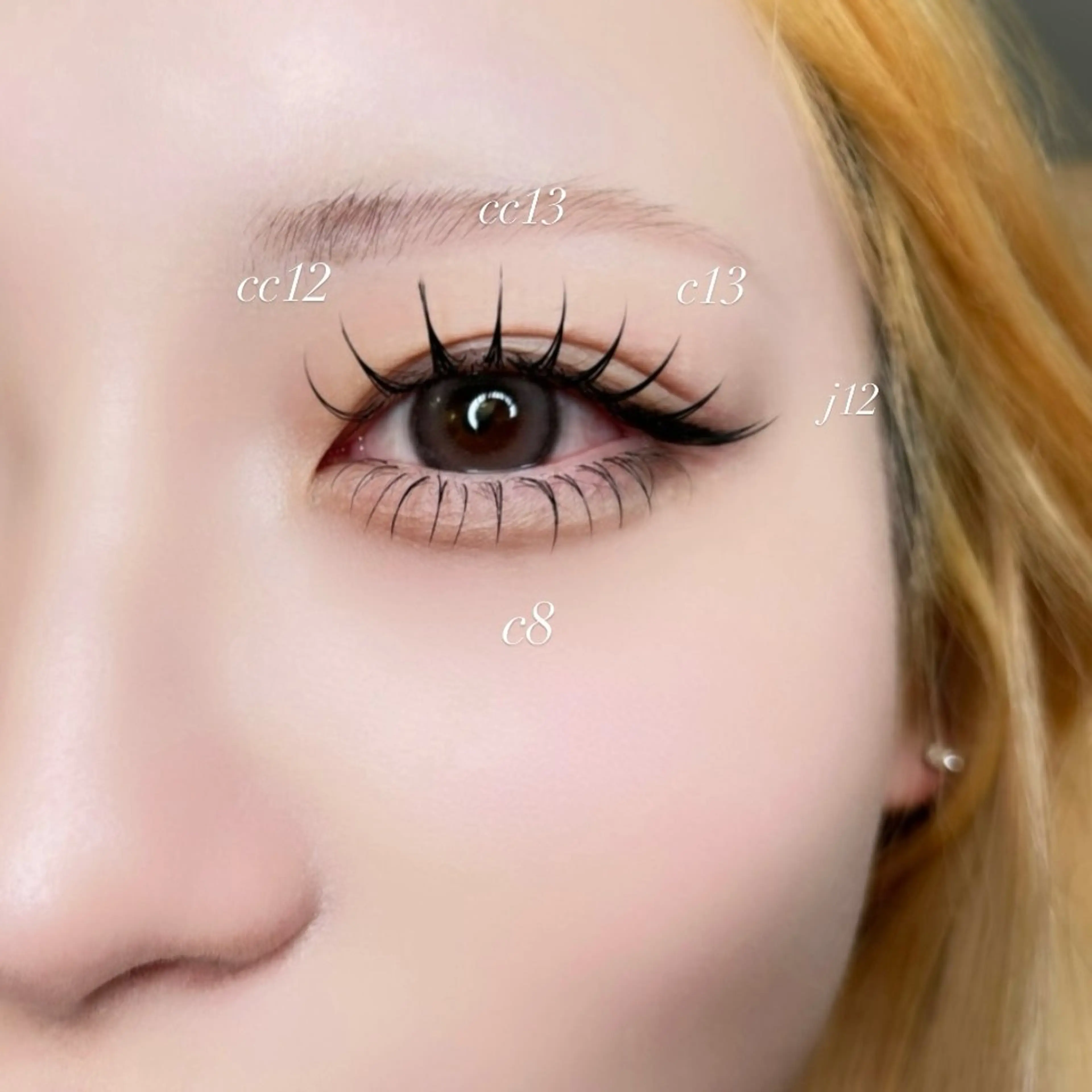 マツエク・マツパ IT'O トダミユのマツエク・マツパデザイン