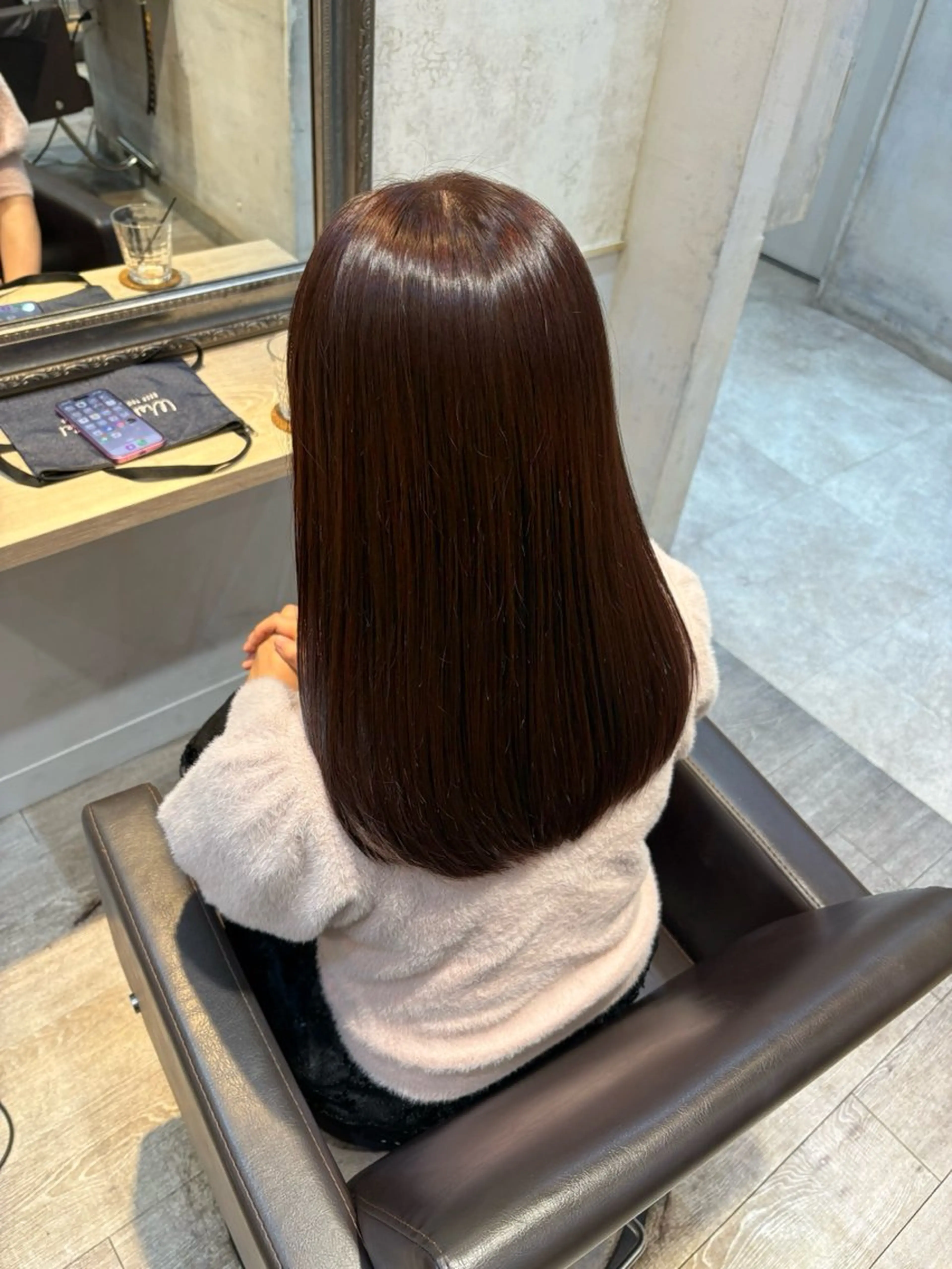 カラー ブラウンカラー ピンクカラー カラー✨縮毛矯正✨ ハギワラケンタのヘアスタイル