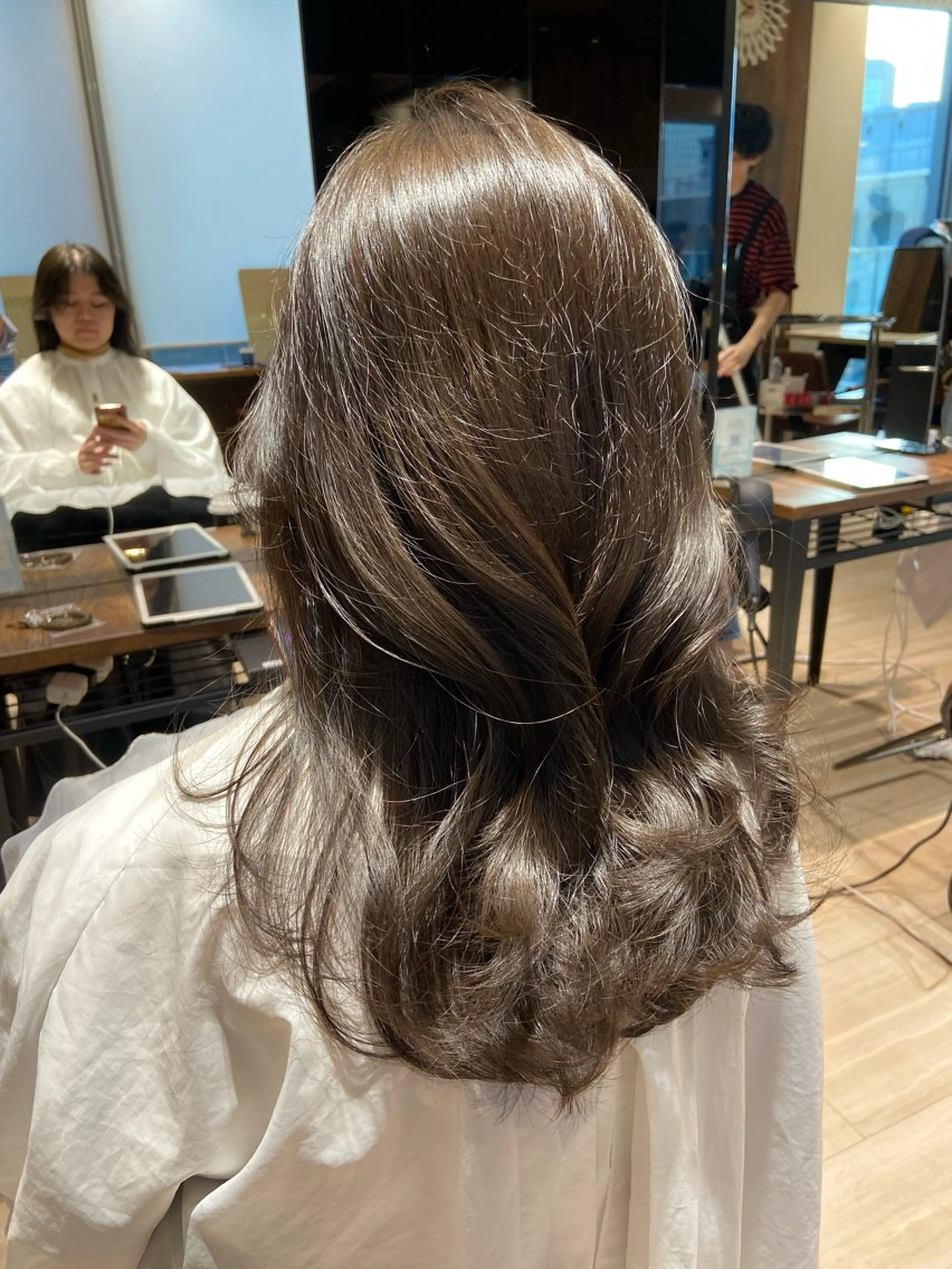 セミロング 🎀大竹美侑/顔まわ りカット/レイヤーのヘアスタイル