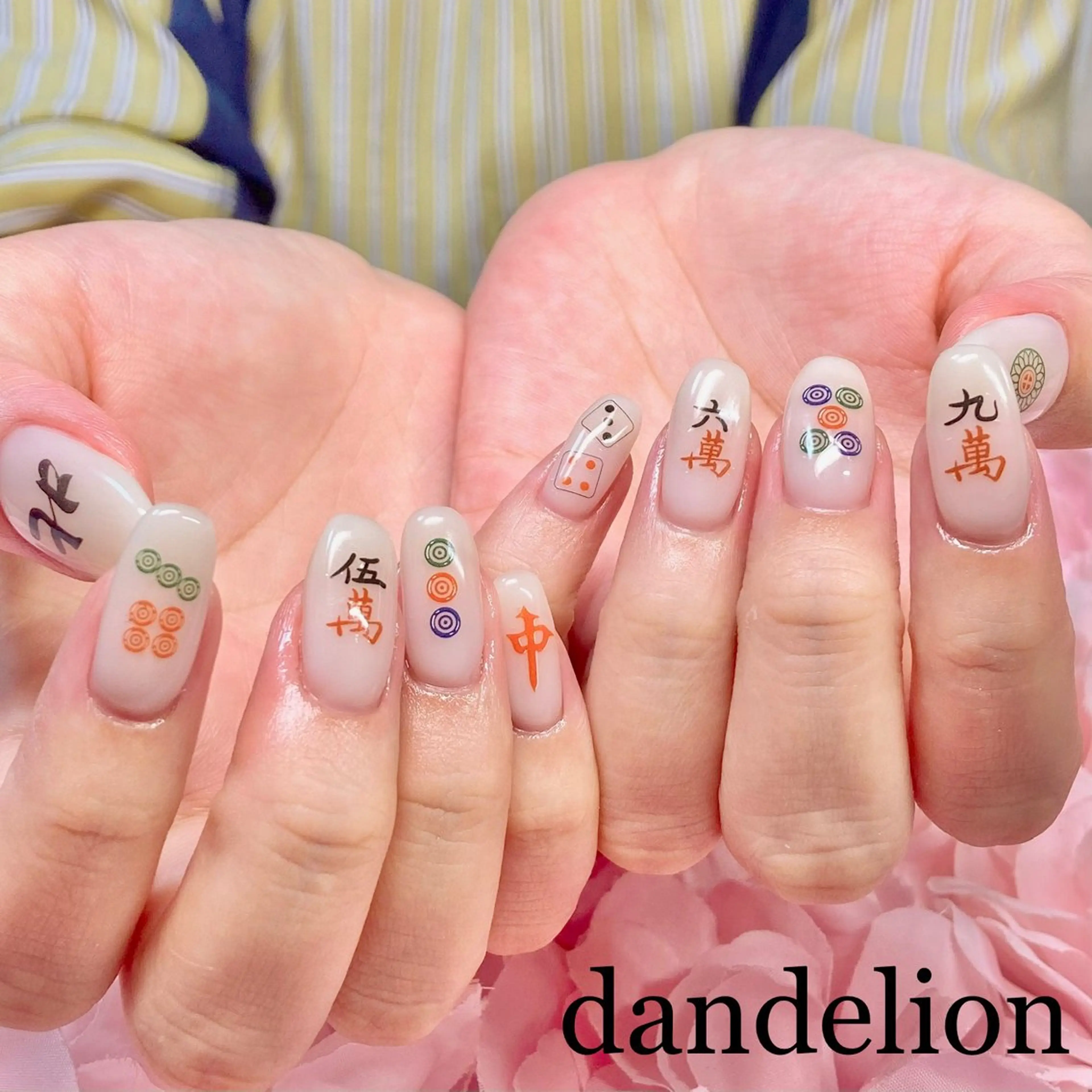 ネイル ハンドネイル ハンドケア dandelion ダンデライオンのネイルデザイン