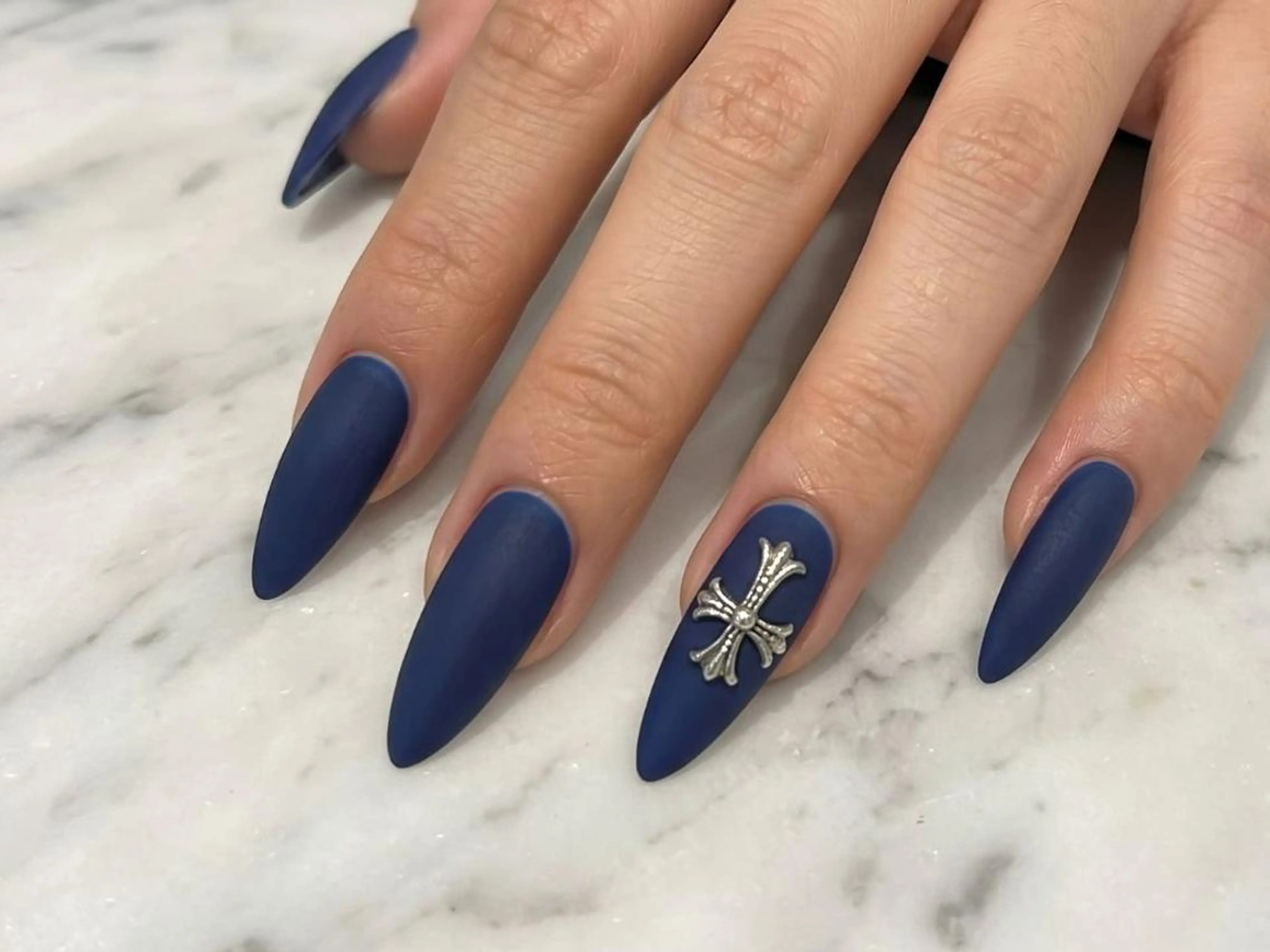 【大人気♪流行り💅】クロムパーツ×2 ワンカラー ¥6600「オフあり」の写真