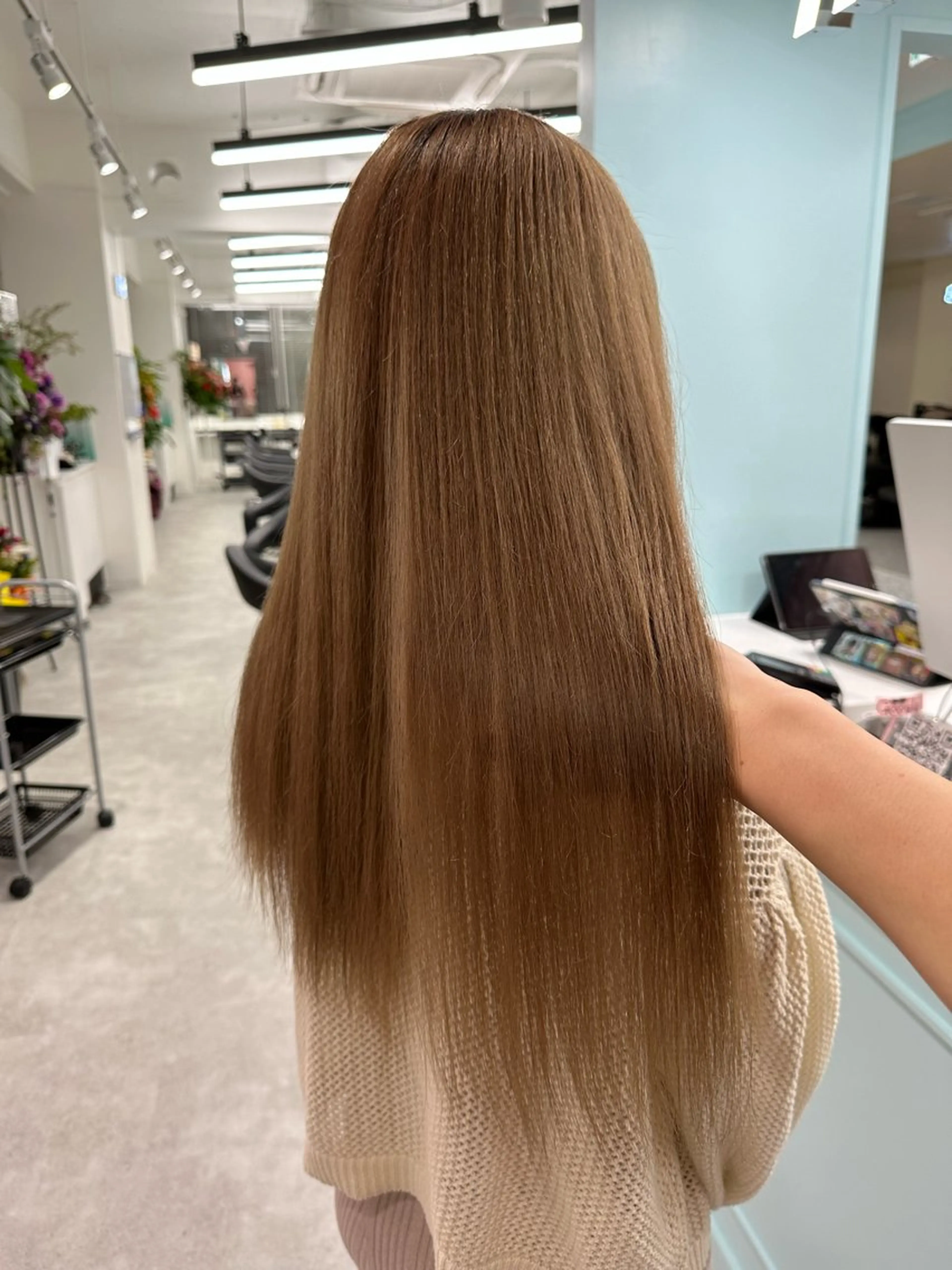 🍯ダメージを最大限抑えてくれる🐝💕ブリーチありWカラー➕髪質改善➕炭酸スパ➕ヘアセット💕の写真