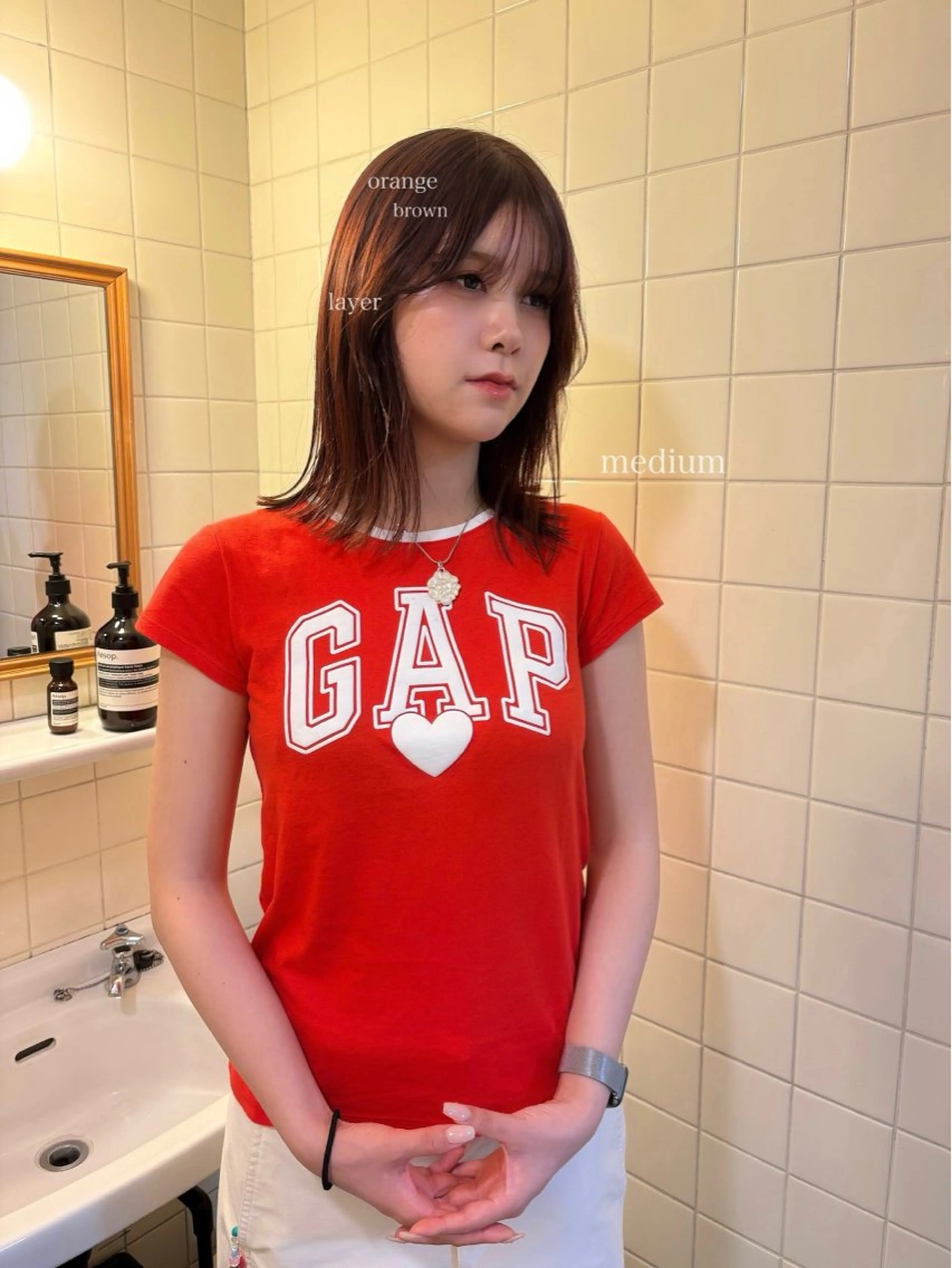 ミディアム カラー カット ヘアカラー トリートメント ボブ&艶髪透明感 カラー♡TOMOE♡のヘアスタイル