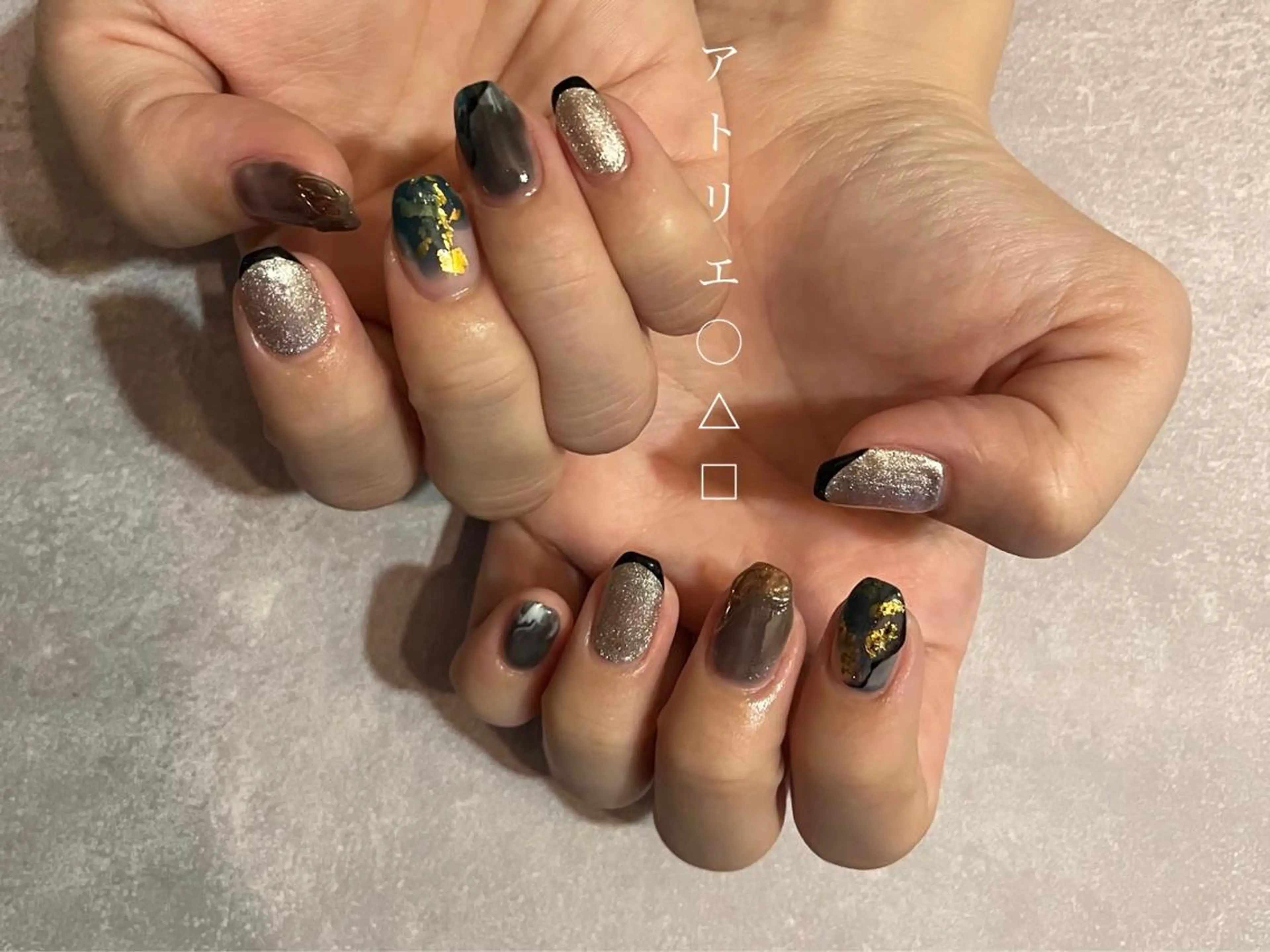ネイル ハンドネイル アトリエ ○△□のネイルデザイン