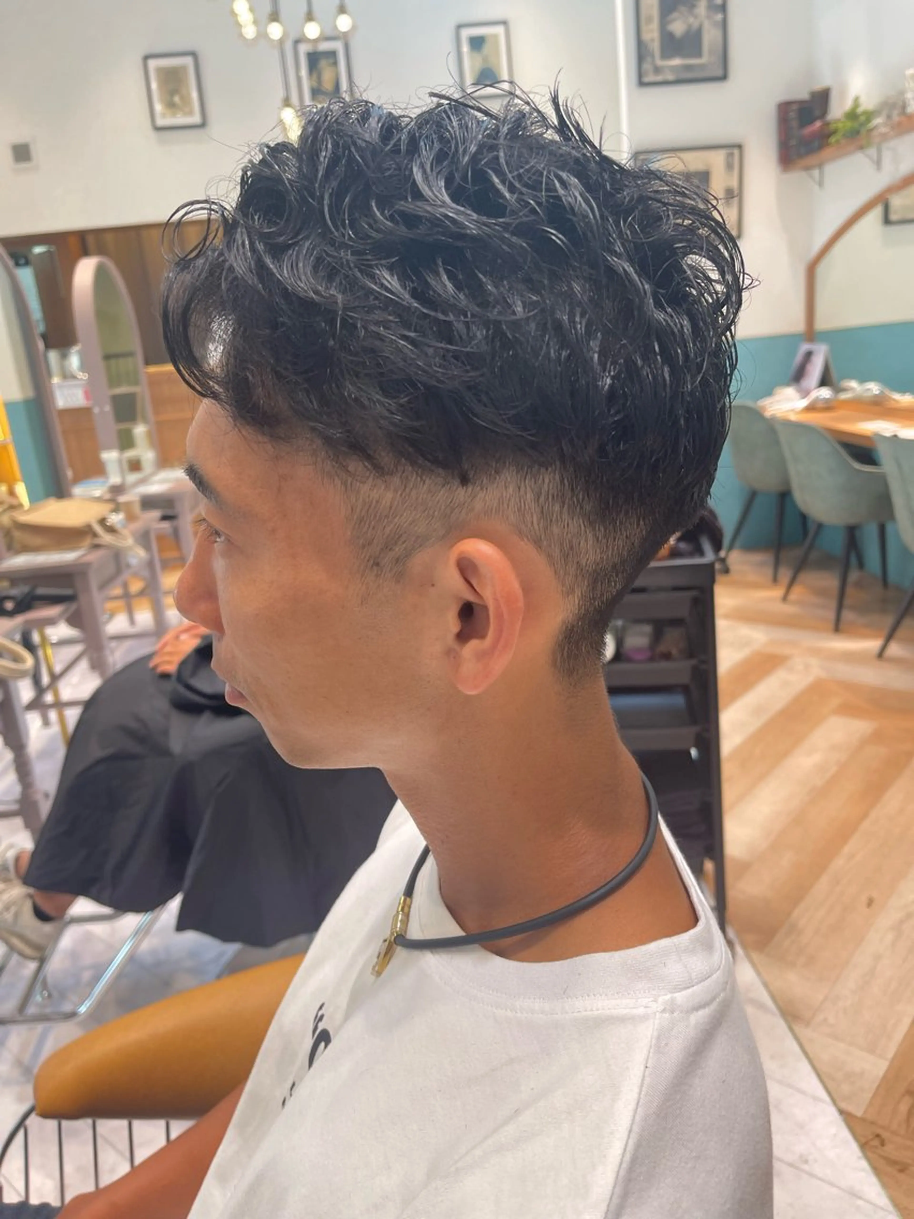 ショート メンズ 刈り上げ ショートヘア ボブ/ショート/艶髪 カラー/TOSHIのヘアスタイル