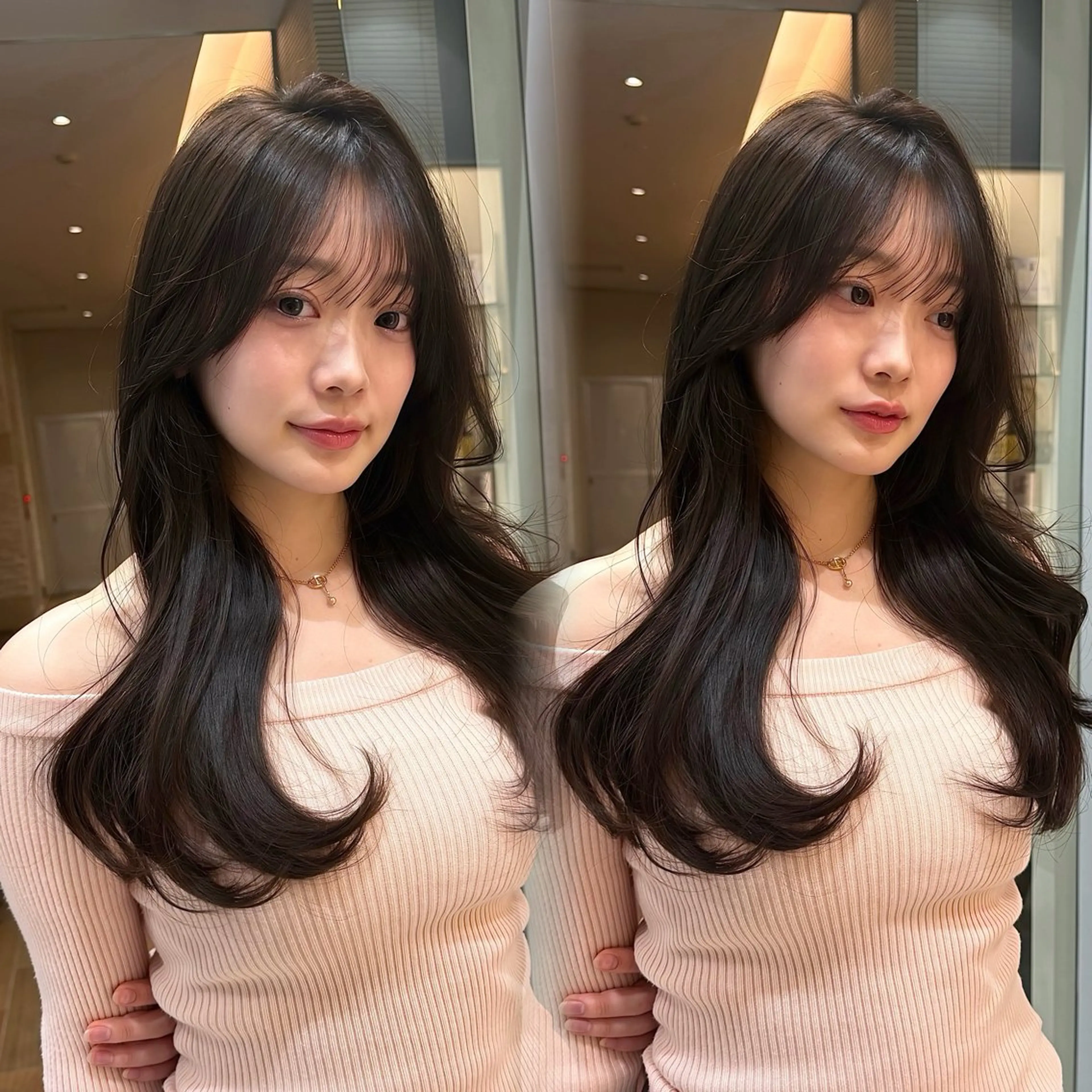 ロング ヘアカラー トリートメント 【銀座】艶髪/ 似合わせヘア🌙三浦のヘアスタイル