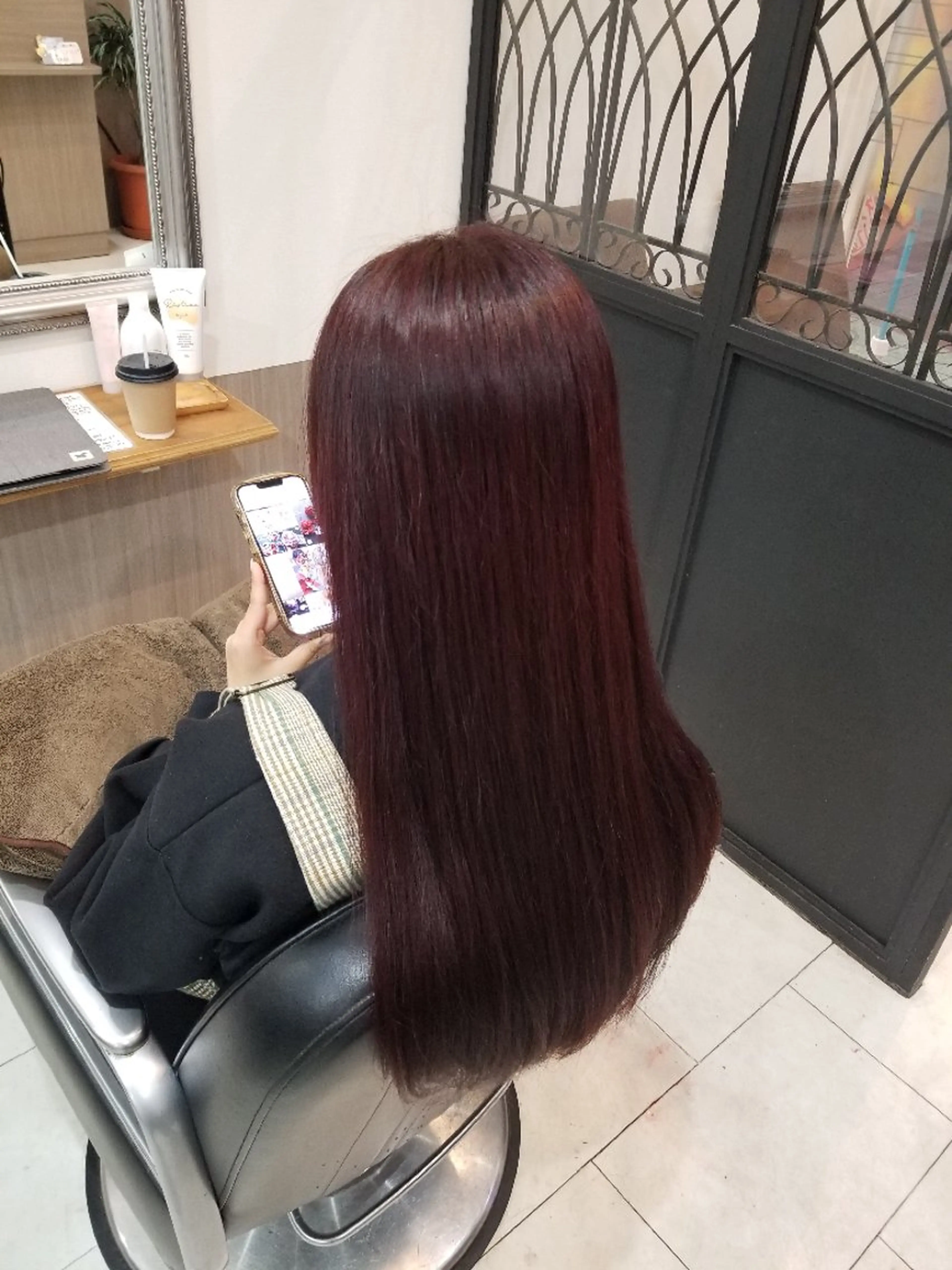 カラー ヘアカラー ヘッドスパ 暖色🍎透明感カラー 🩵小林かりんのヘアスタイル