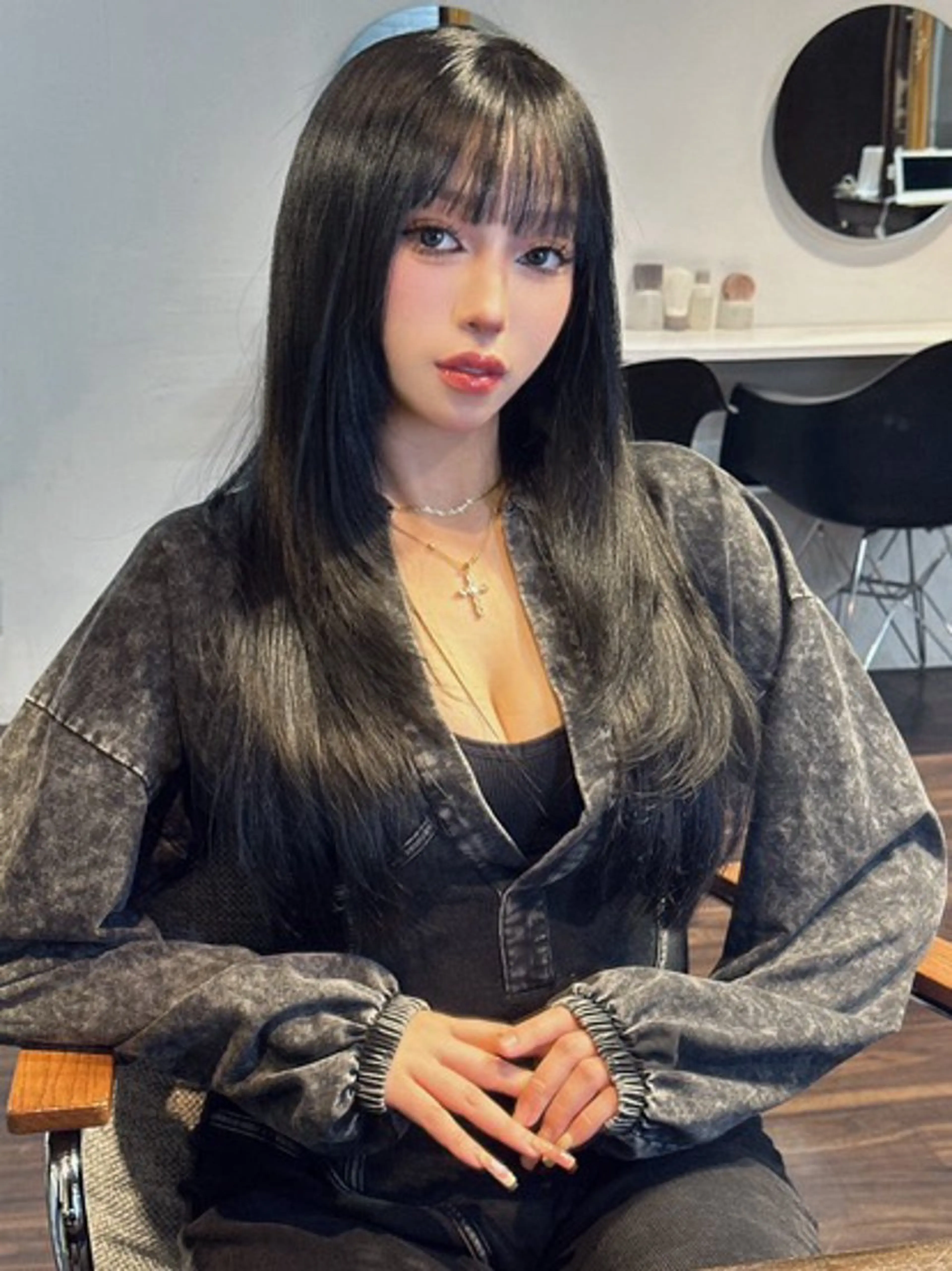 ロング カラー ワンホン/エクステ ケラチン/Kaitoのヘアスタイル