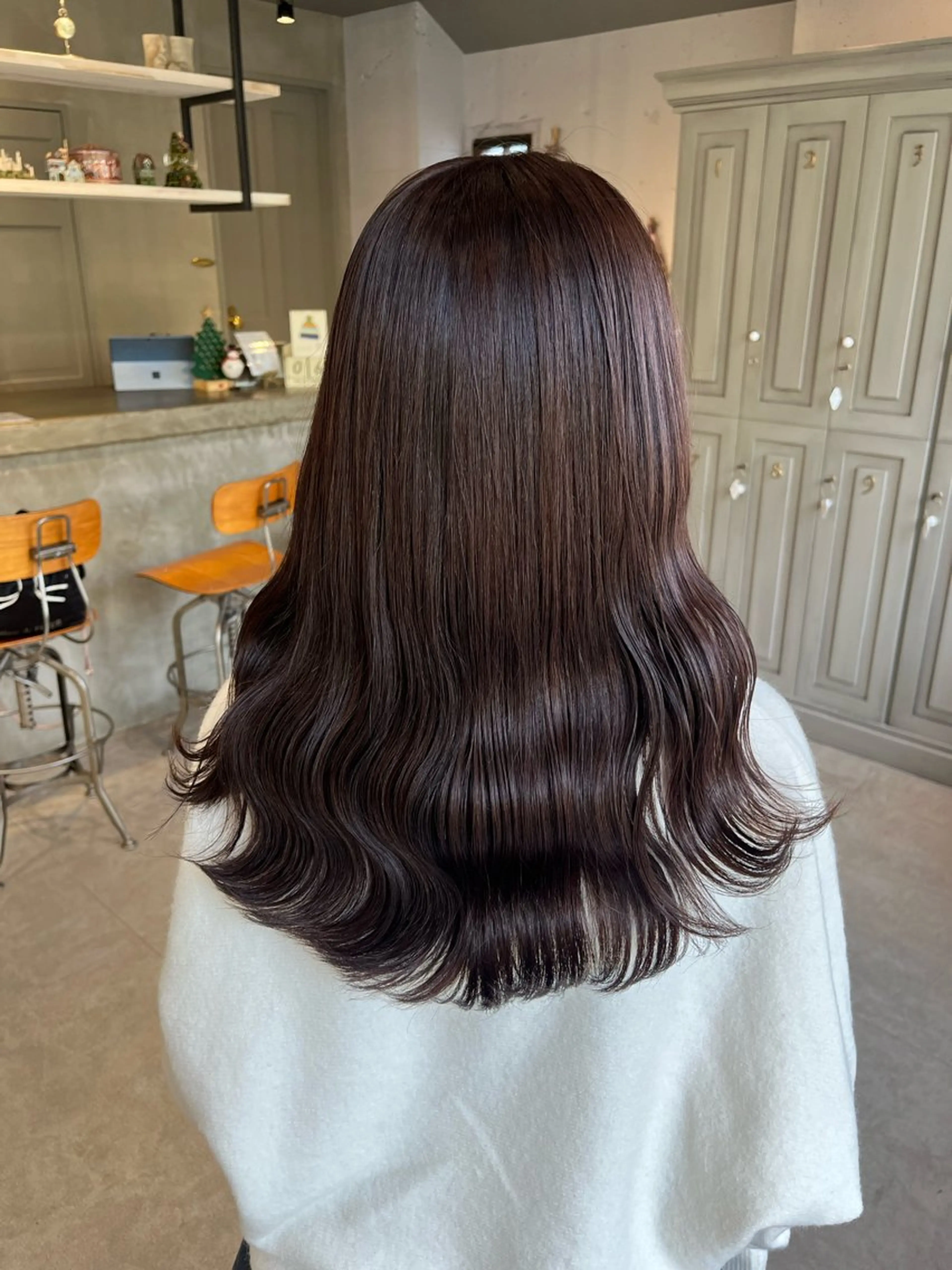 ミディアム 🩰無料カットモデル /5cm以上/桃🍨のヘアスタイル