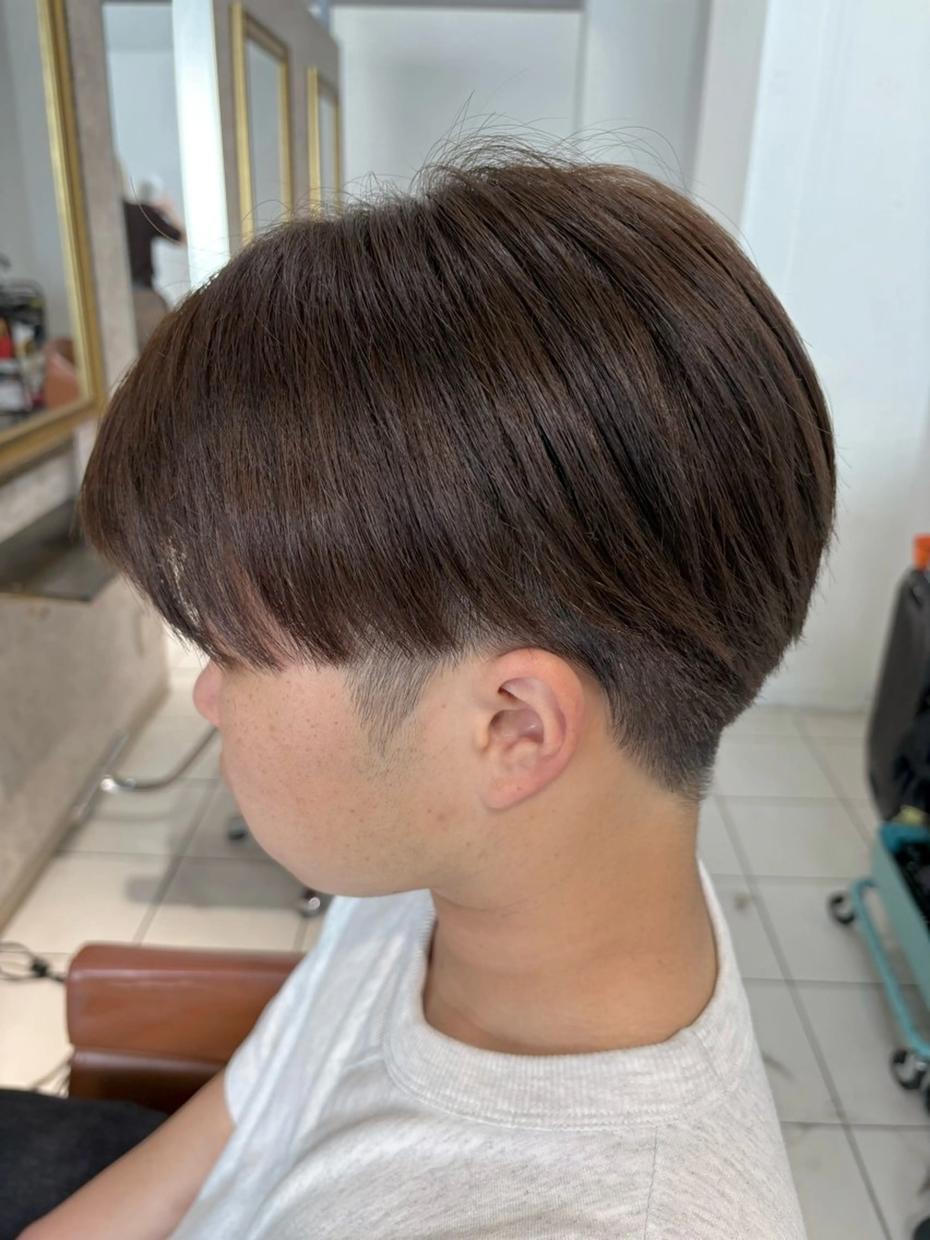 ショート カット 縮毛矯正 CHELSEA神戸所属・MORISAKI ✂︎縮毛矯正のヘアスタイル