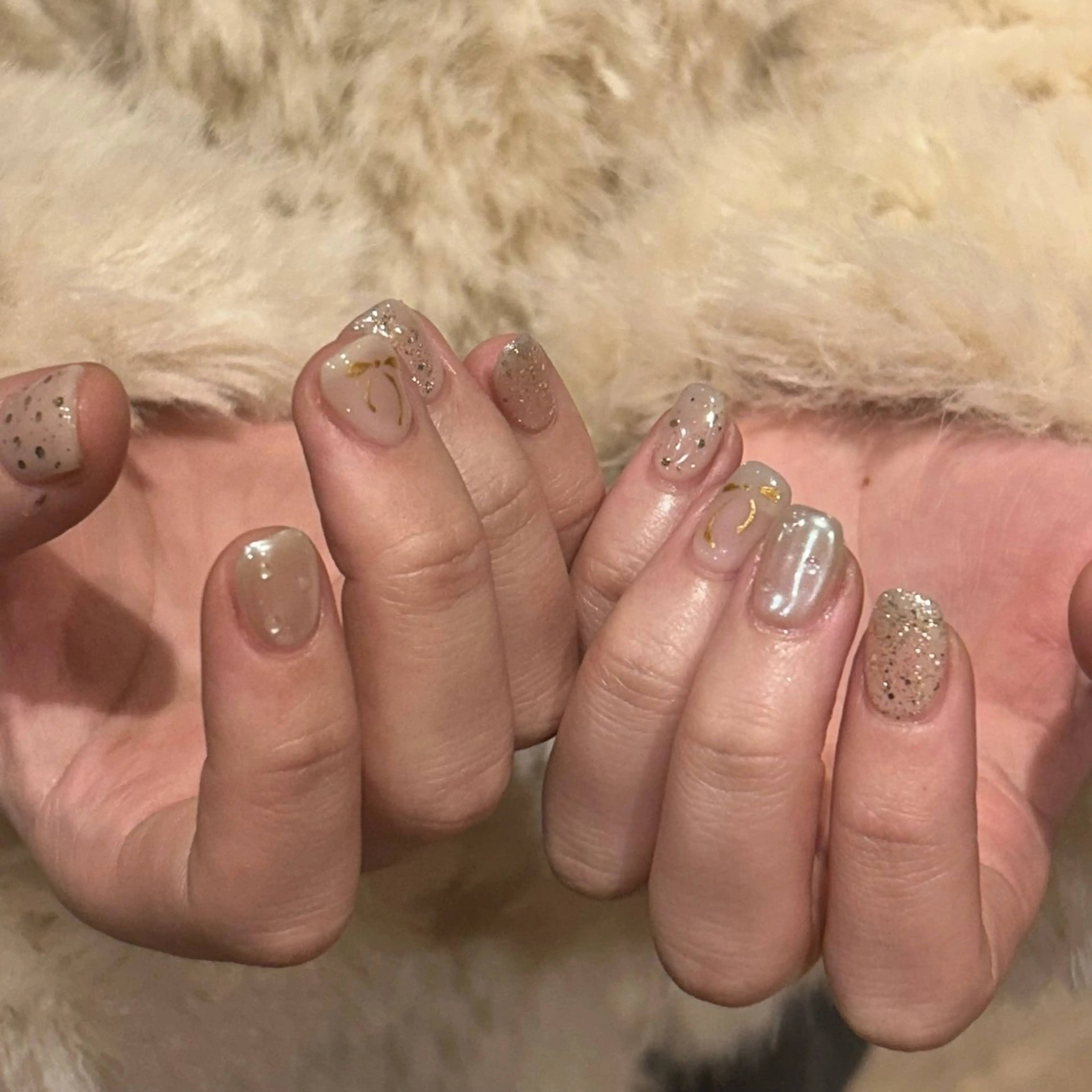 ネイル 冬ネイル Bianca 栄店 Sanoのマツエク・マツパデザイン