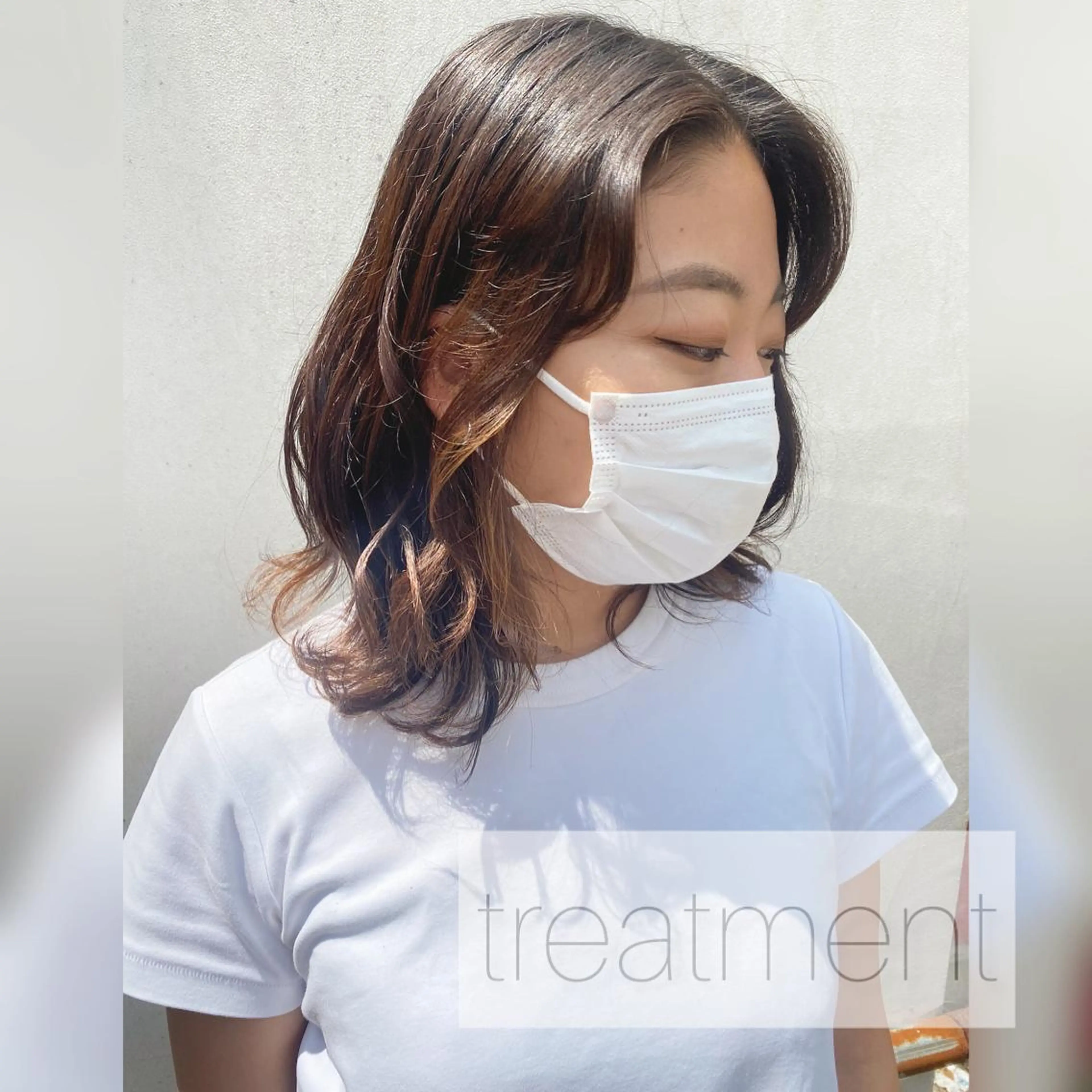 ミディアム カラー 🌈haru🌻 藤沢ハイトーン🌈のヘアスタイル