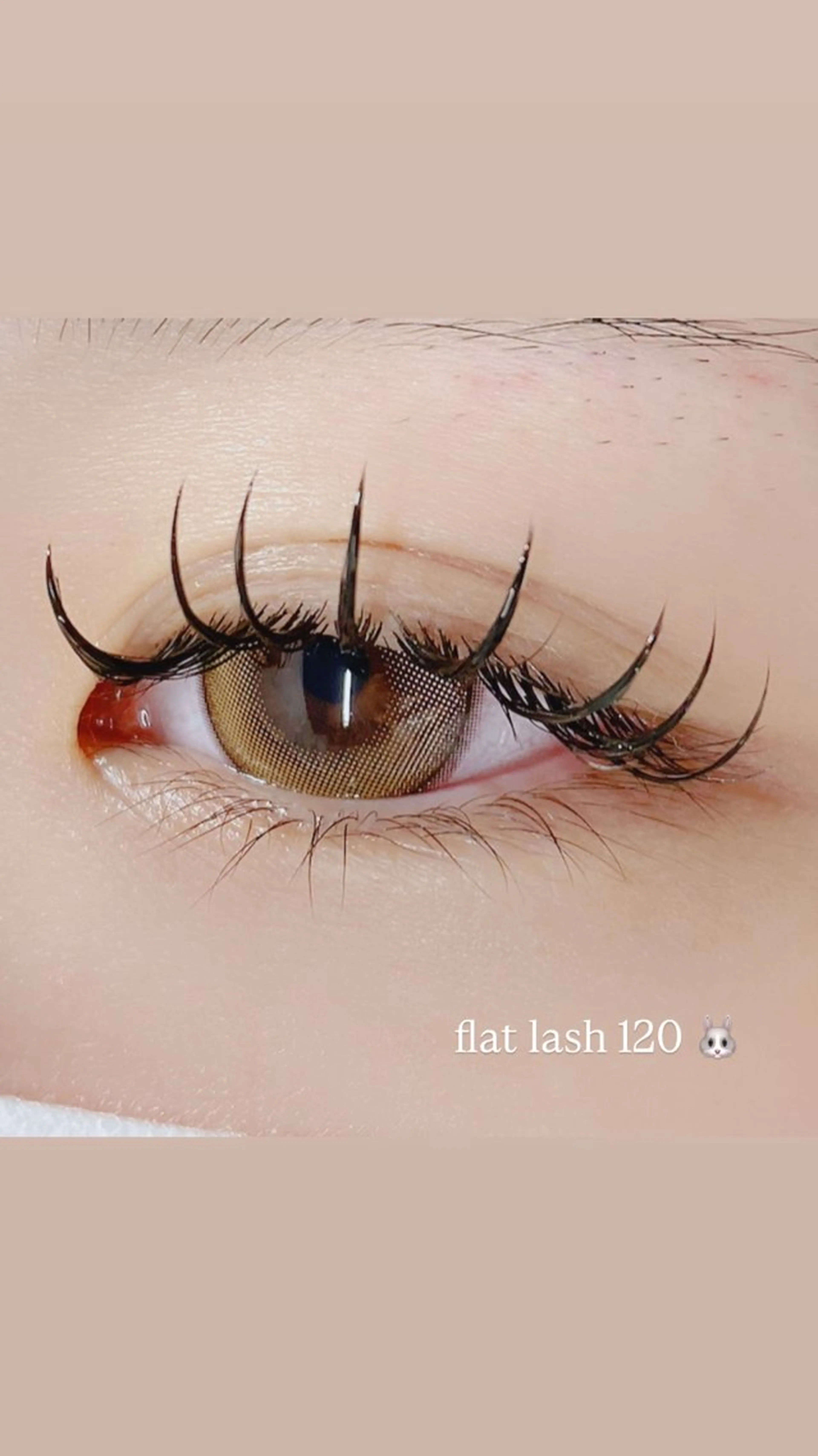 マツエク・マツパ Dカール フラットラッシュ eye 梨花のマツエク・マツパデザイン