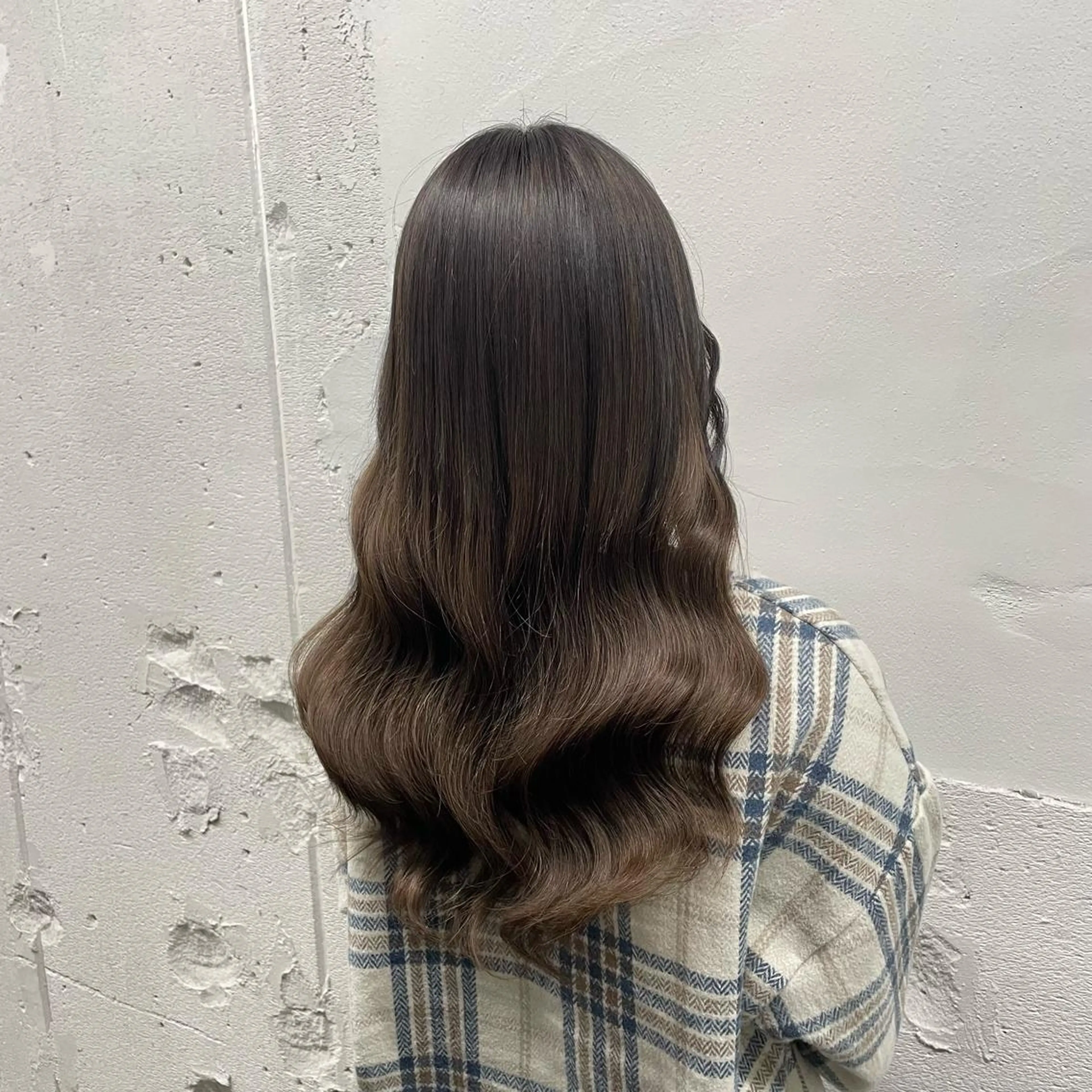 ロング カラー シールエクステ バレイヤージュ ミストバング ダブルカラー  フェイスフレーミング ヘアカラー エクステ 🧡艶髪ちゅるん髪 🫧🧡YUKI❄️のヘアスタイル