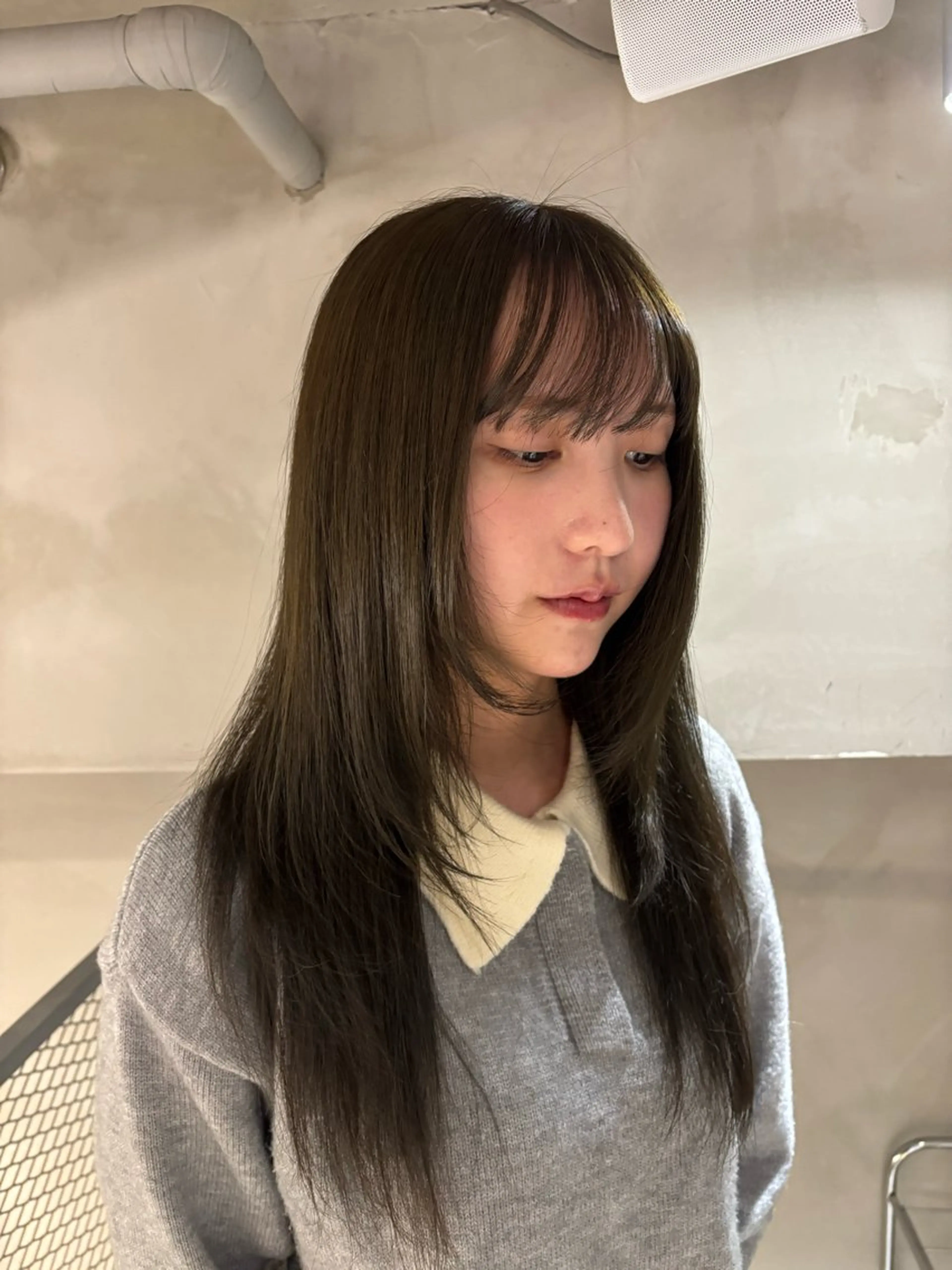 ロング ヘアカラー 透明感モテ髪🩷 ヒナノのヘアスタイル