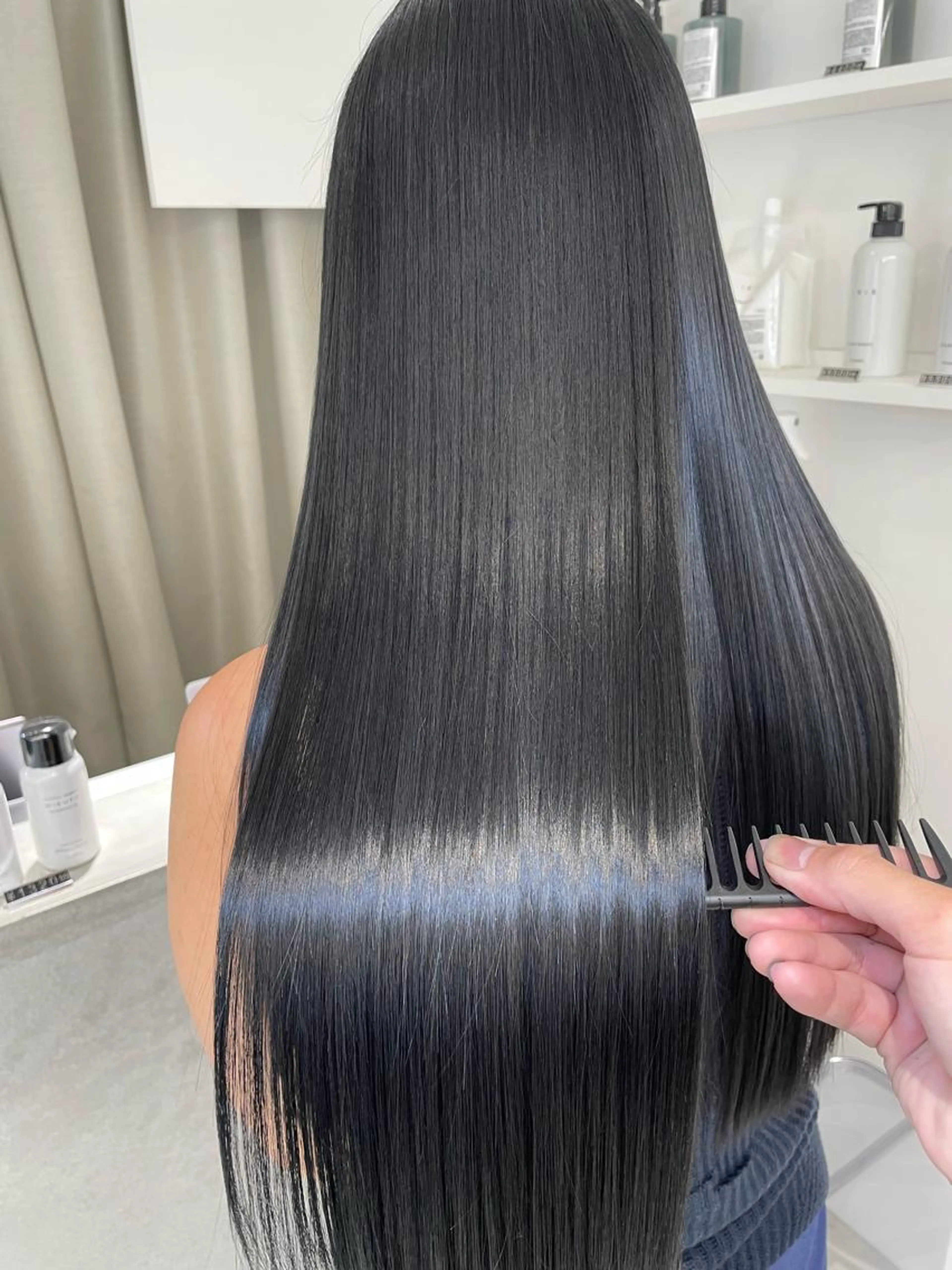 【ダメージ毛対応⭐️】ブリーチ履歴OKのプレミアムito.縮毛矯正✨🌈の写真