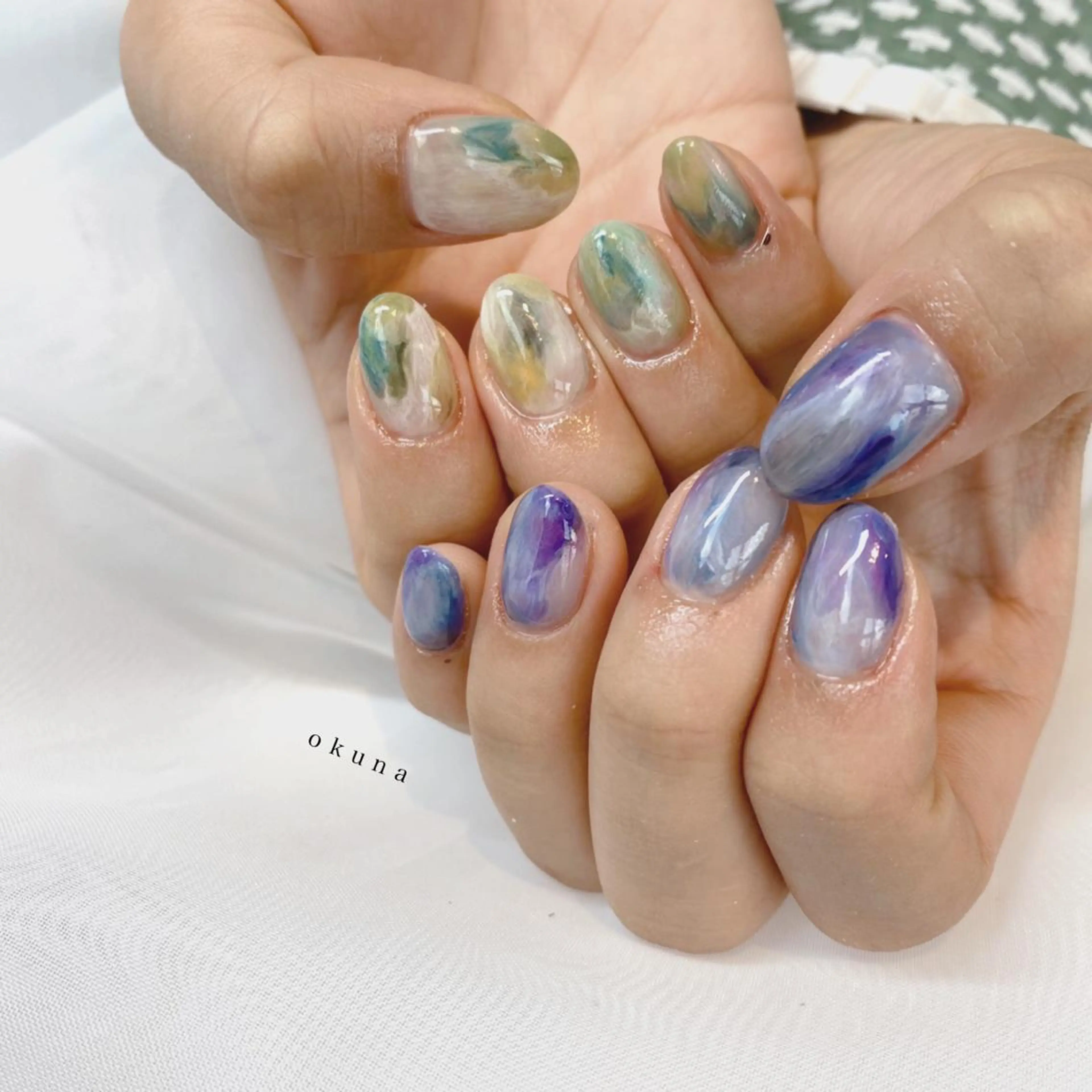 ネイル ニュアンスネイル ハンドネイル パンチャパンチャ ネイルサロンのネイルデザイン