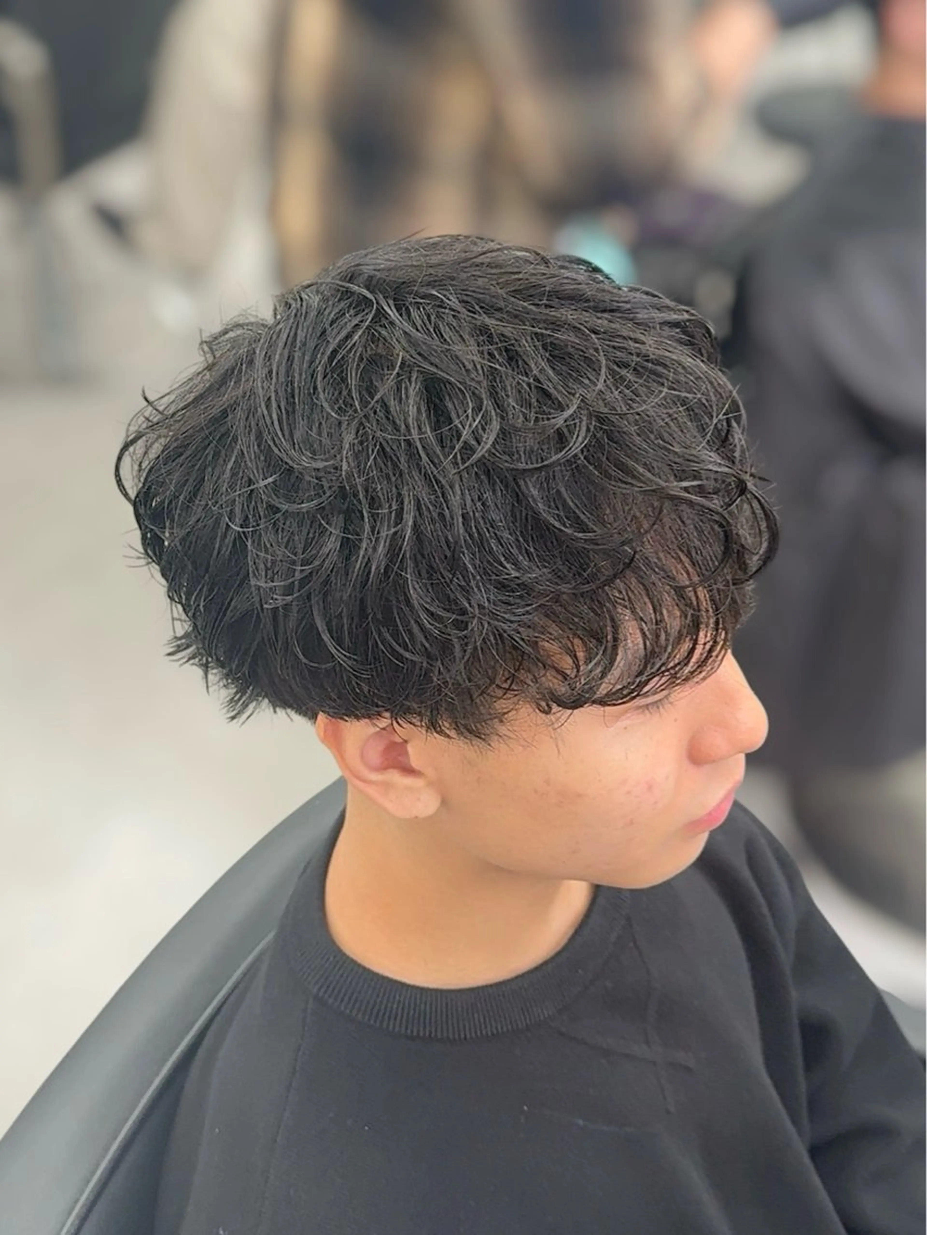 ショート カット パーマ 齊藤 大地のヘアスタイル