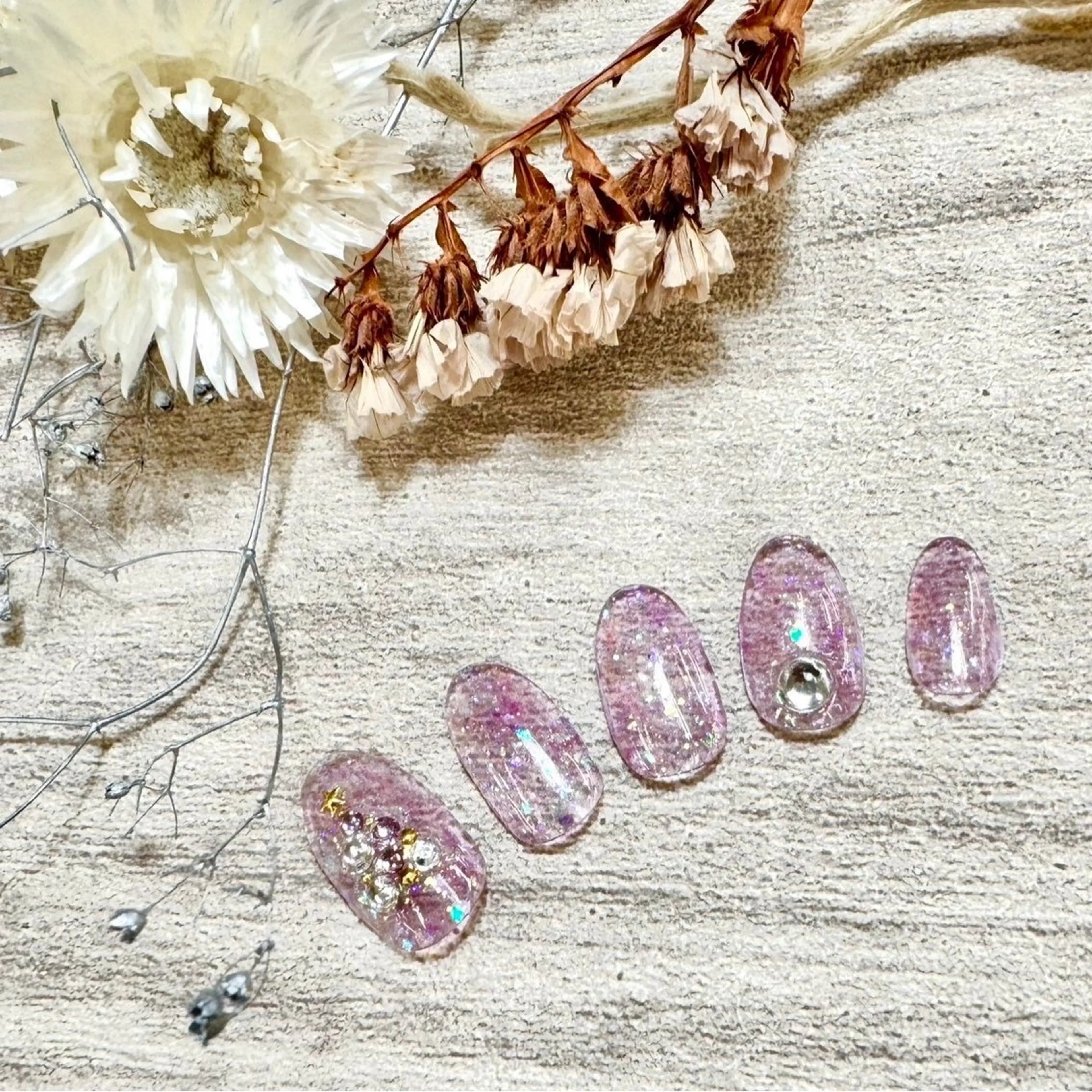 ネイル ⭐︎休業中の練習⭐︎ JNA認定講師髙橋のネイルデザイン