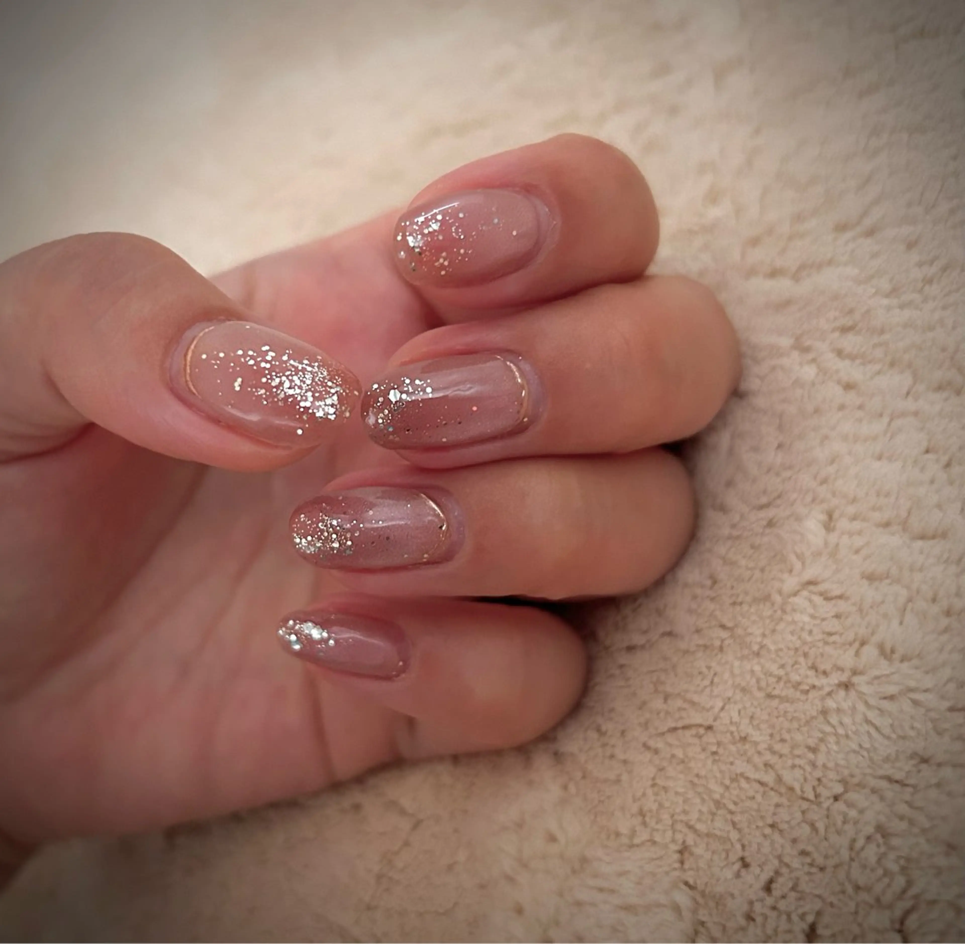 ネイル ラメ(グリッター) ミラーネイル MYu Beauty Salon YURIのネイルデザイン
