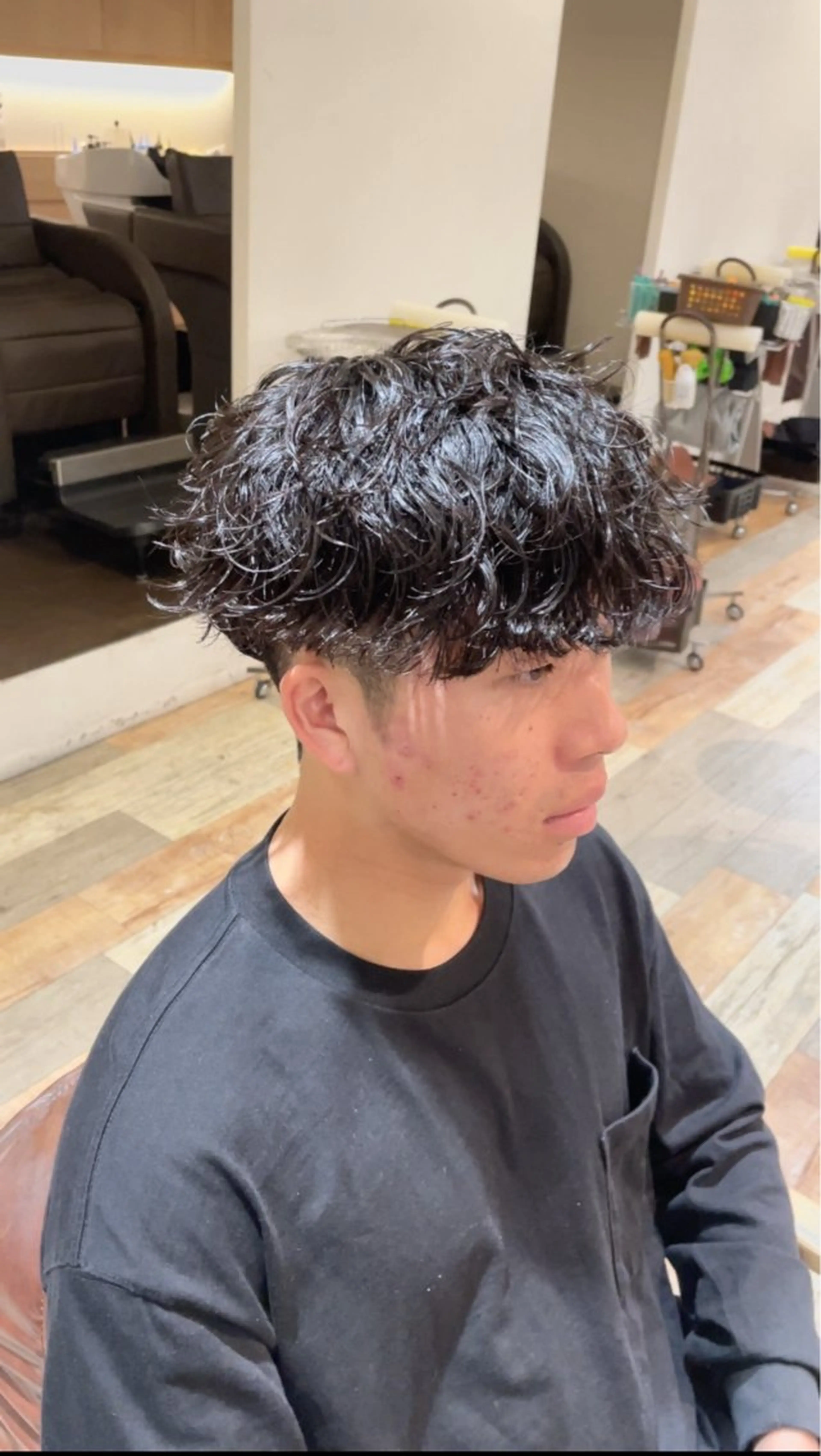 メンズ 髪質改善 髪質改善カラーゆうひのヘアスタイル