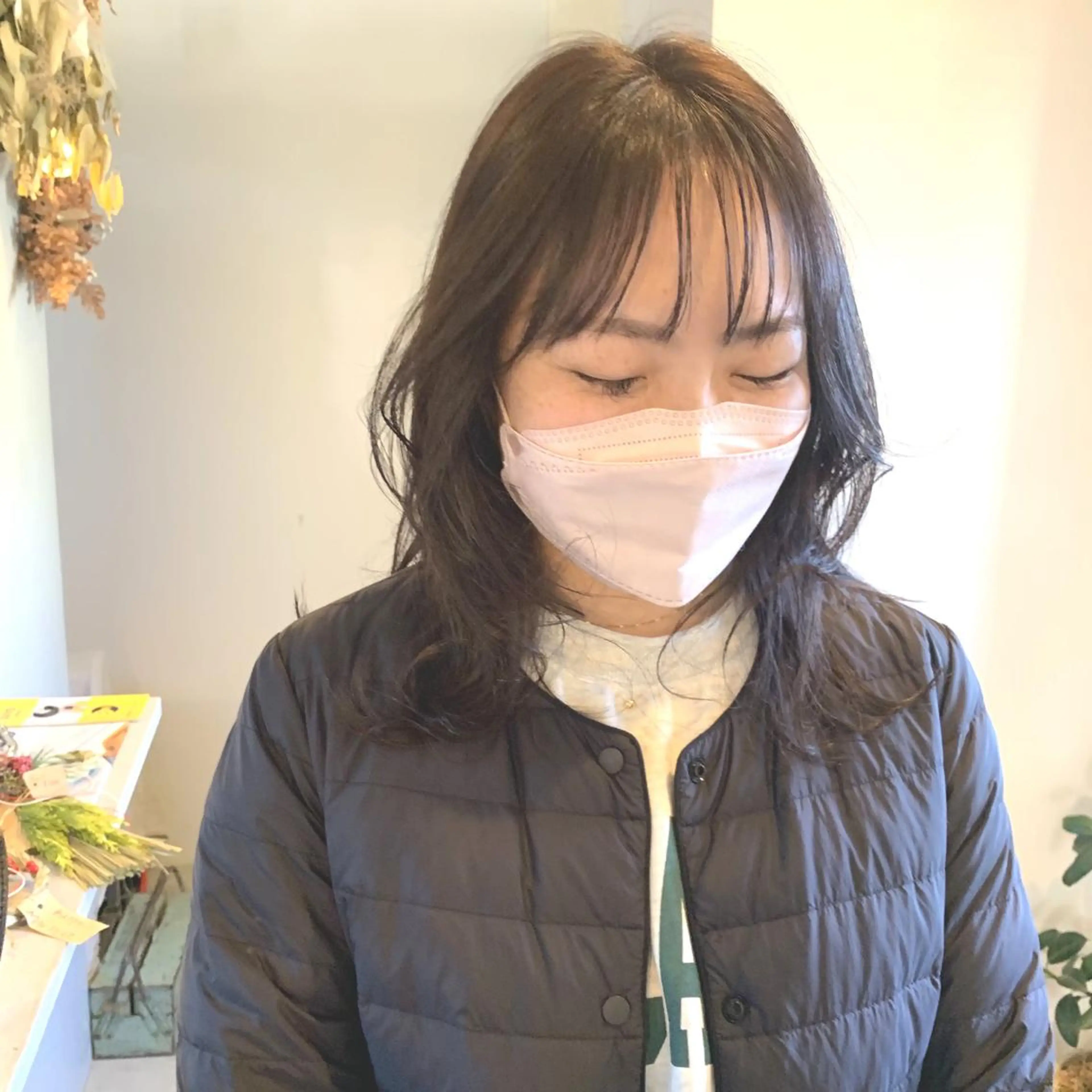 ミディアム カット kachina所属・綿貫 美雪のヘアスタイル