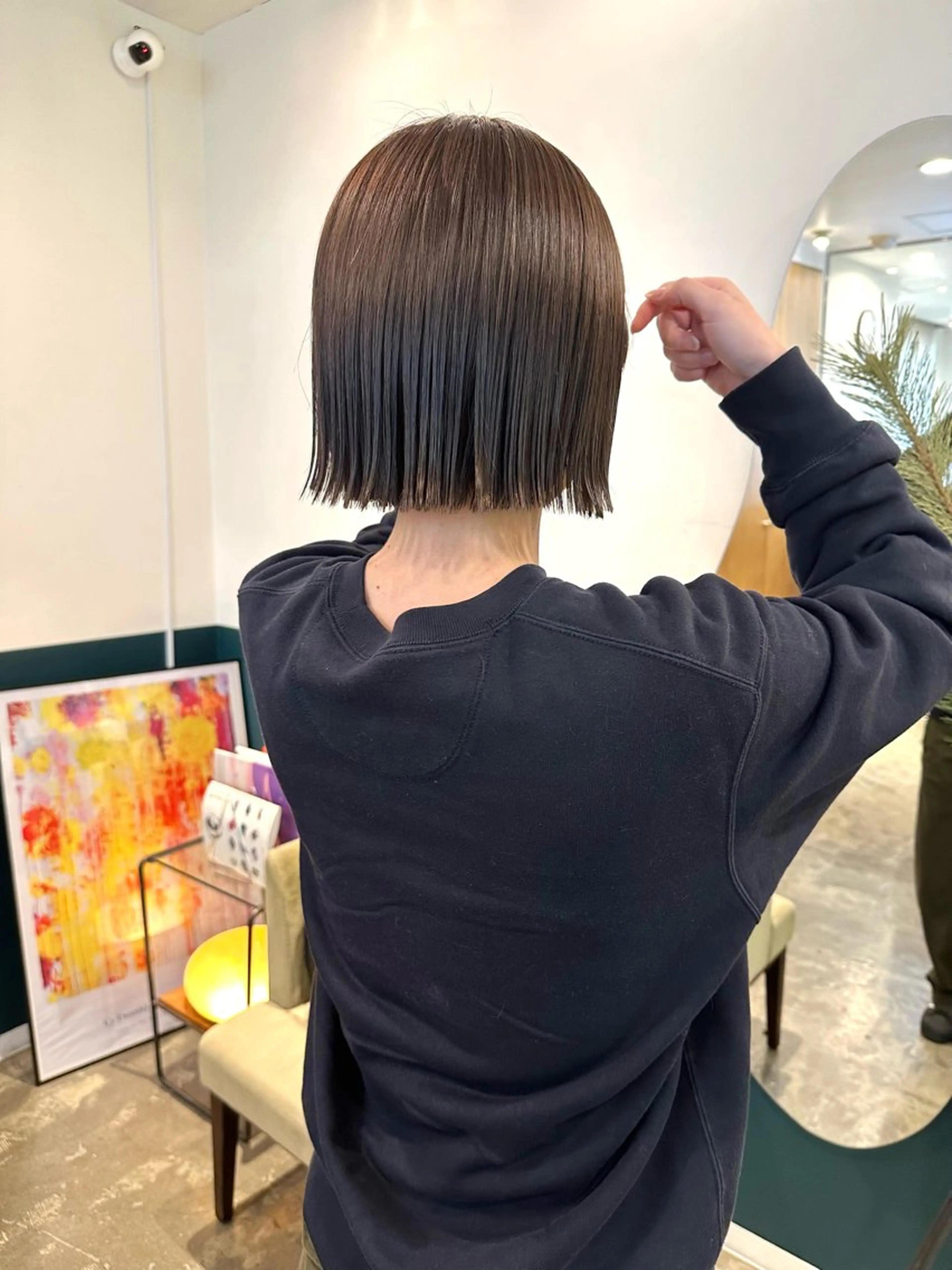 ショート ボブ 外ハネヘア カット ヘアカラー ボブ特化美容師 /荒井悠葵のヘアスタイル