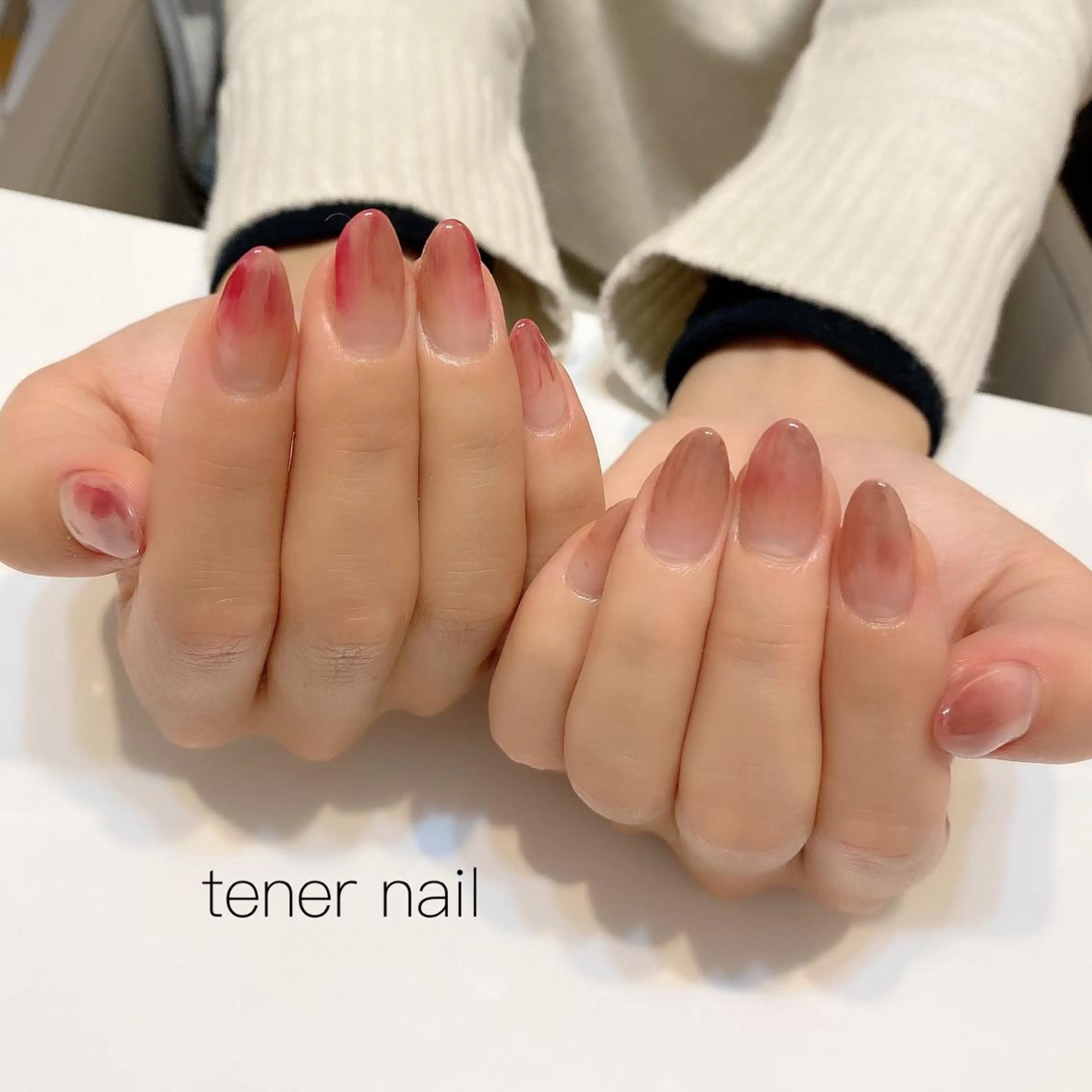 ネイル グラデーション ニュアンスネイル テネルネイル tener nailのネイルデザイン