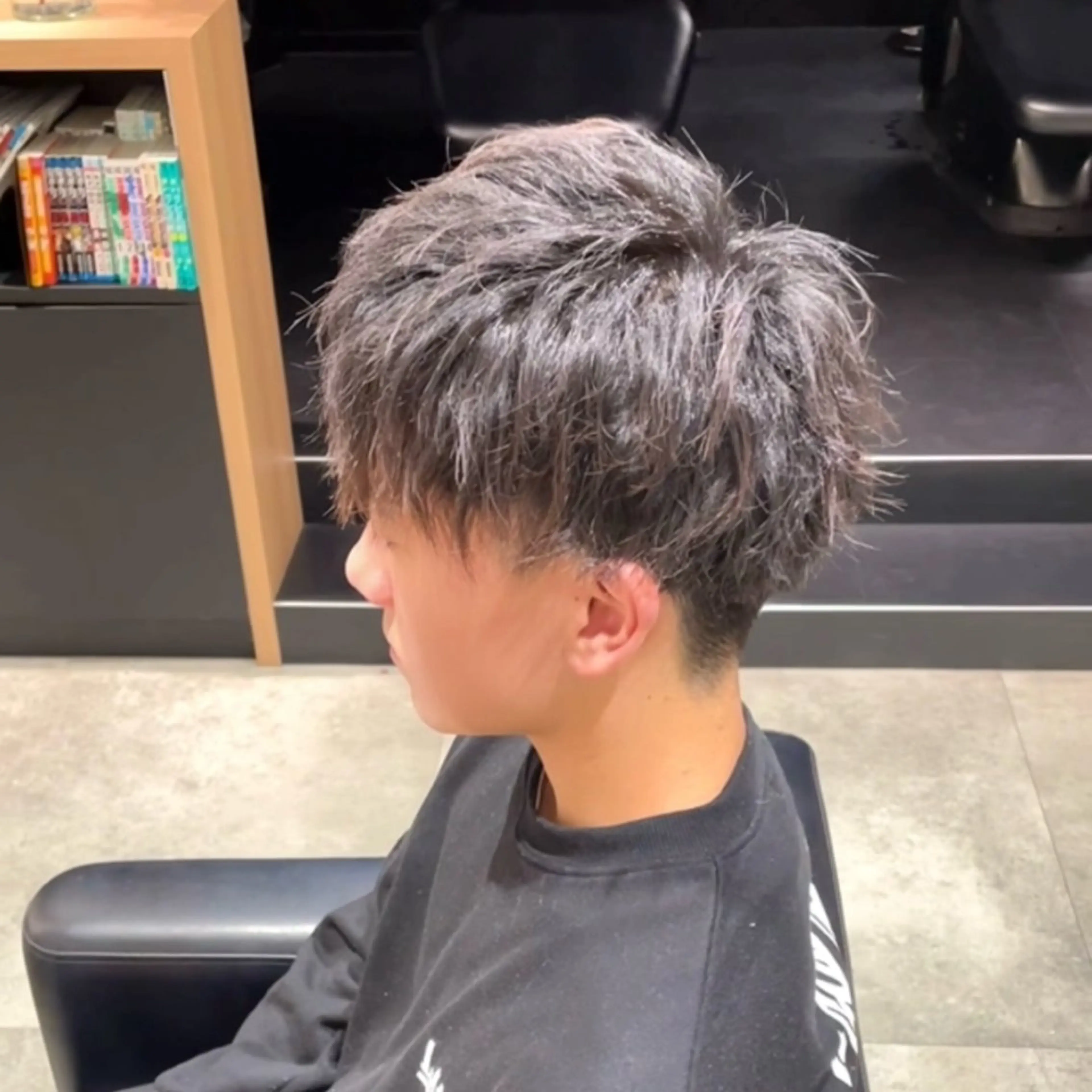 パーマ メンズ 長町/酸性ストレート /曲がる縮毛矯正のヘアスタイル