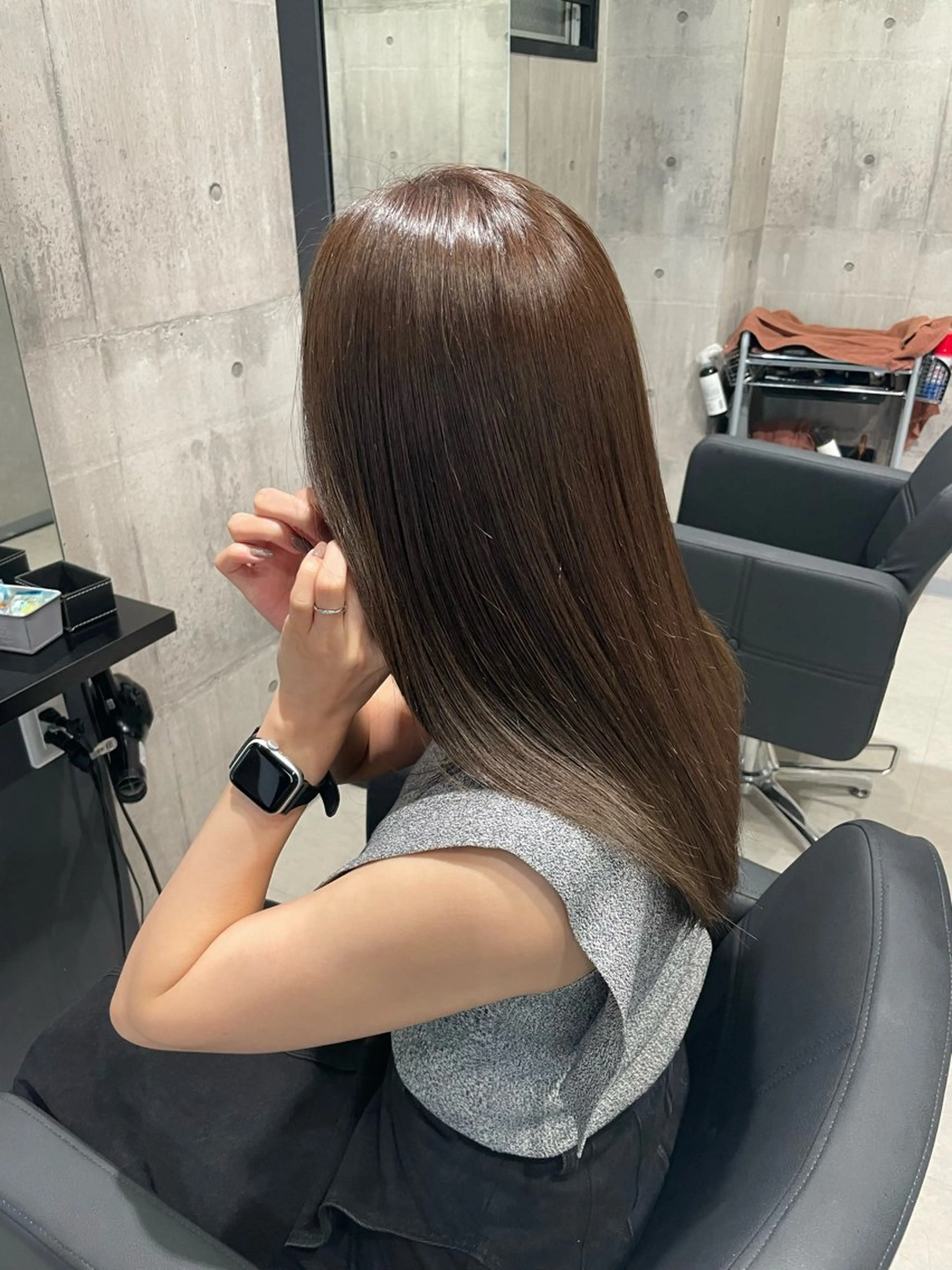 ミディアム カラー グレージュ トリートメント カット トリートメント 🫧透明感/美髪🫧 Hiroakiのヘアスタイル