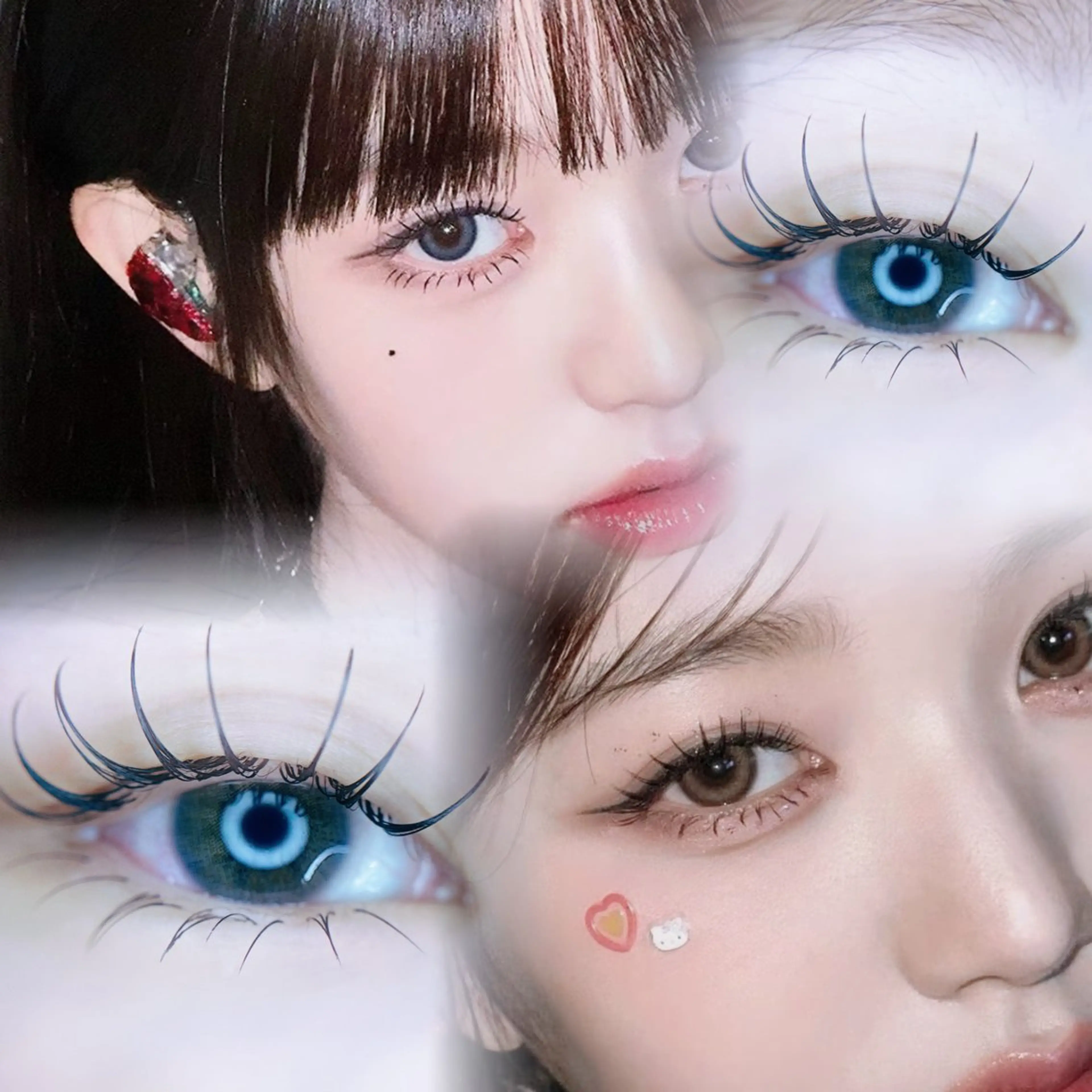 🎀🆕韓国🇰🇷アイドルマツエク👀100本Wフラットで繊細な束間✨【2回目以降11980】の写真