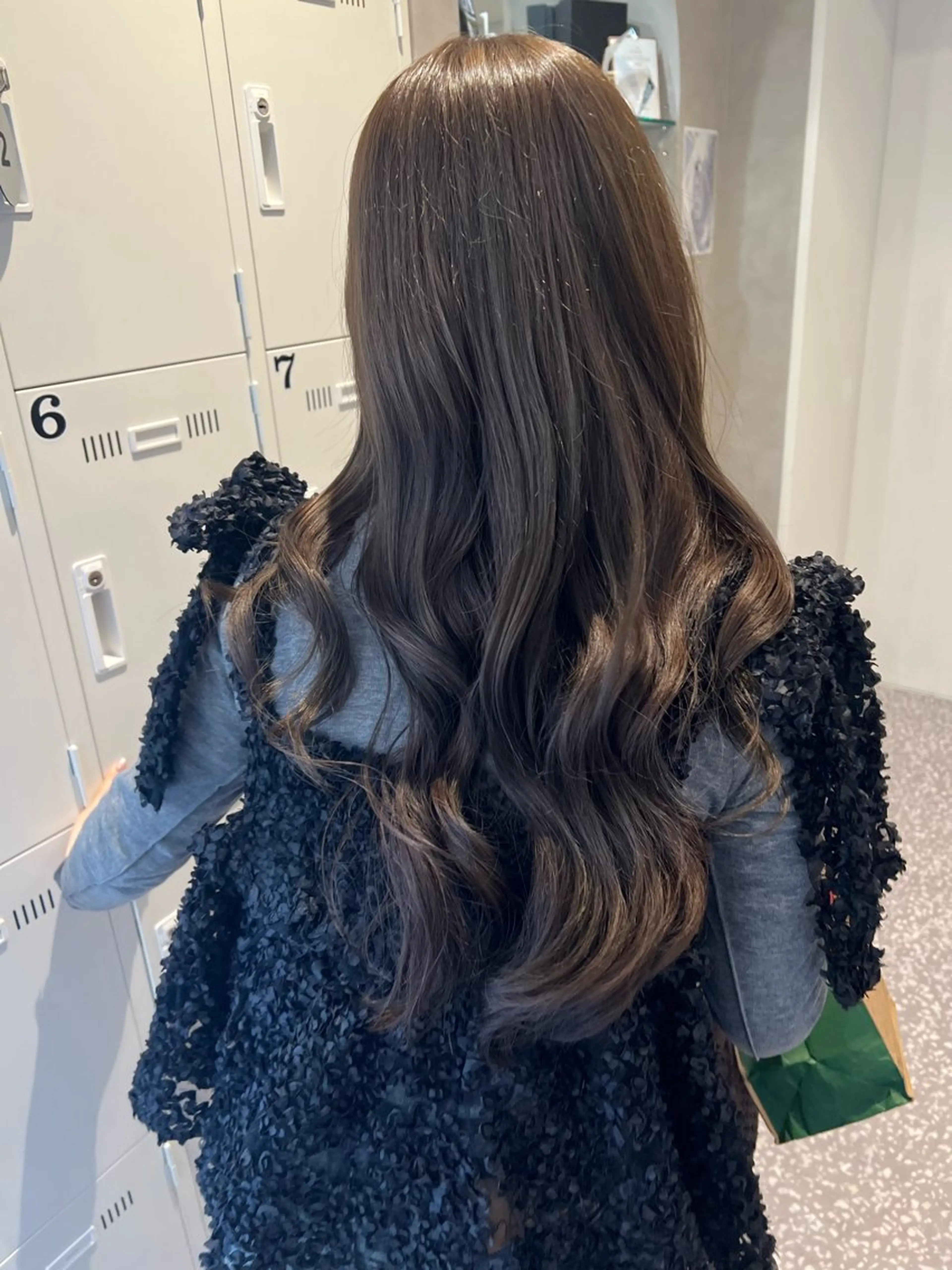 ロング カラー ベージュカラー ヘーゼル カット ヘアカラー Naru┆川西能勢口 ┆髪質改善のヘアスタイル