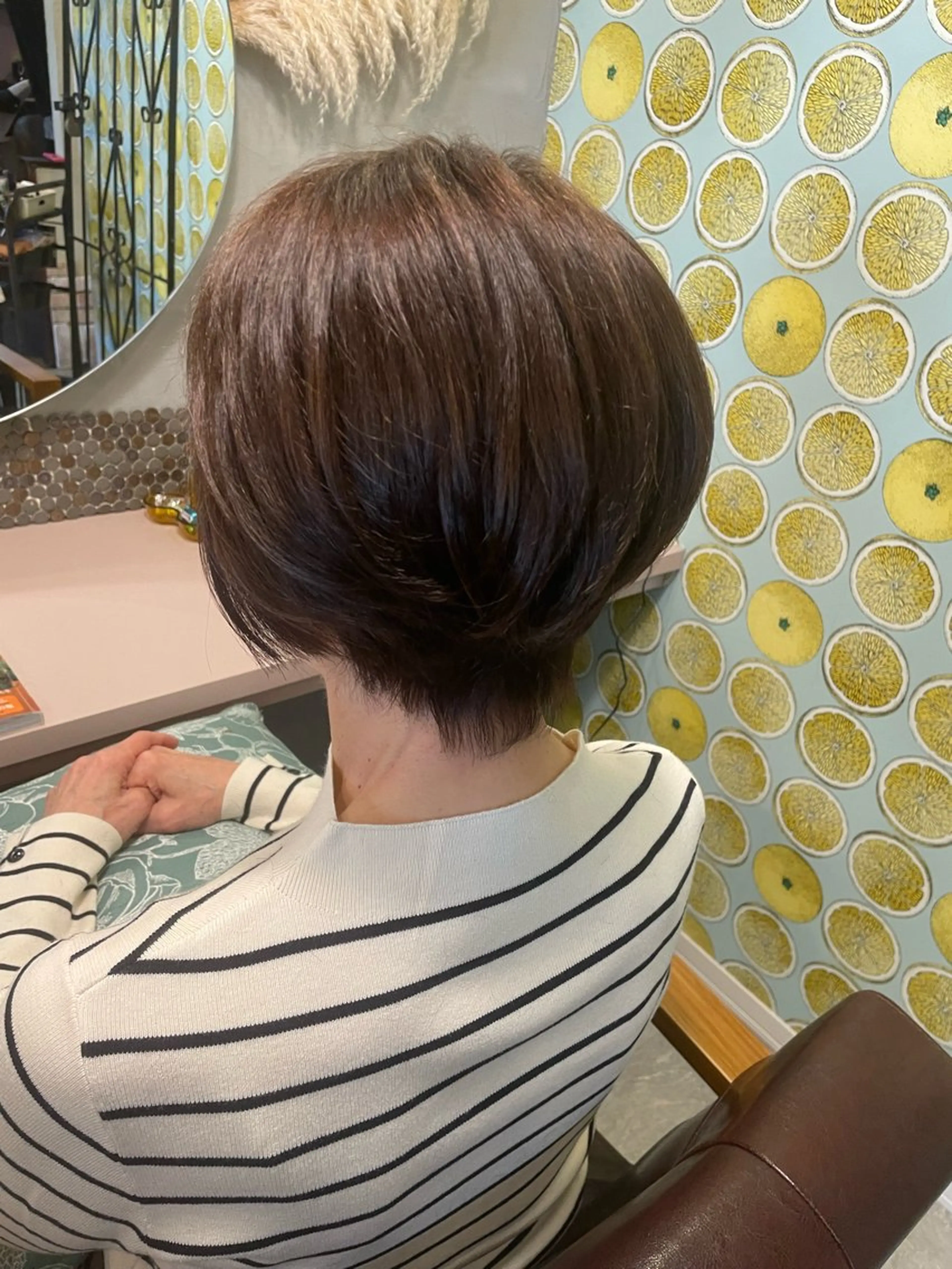 ショート ショートボブ ボブ ショートヘア hair make echo滿木あい花のヘアスタイル