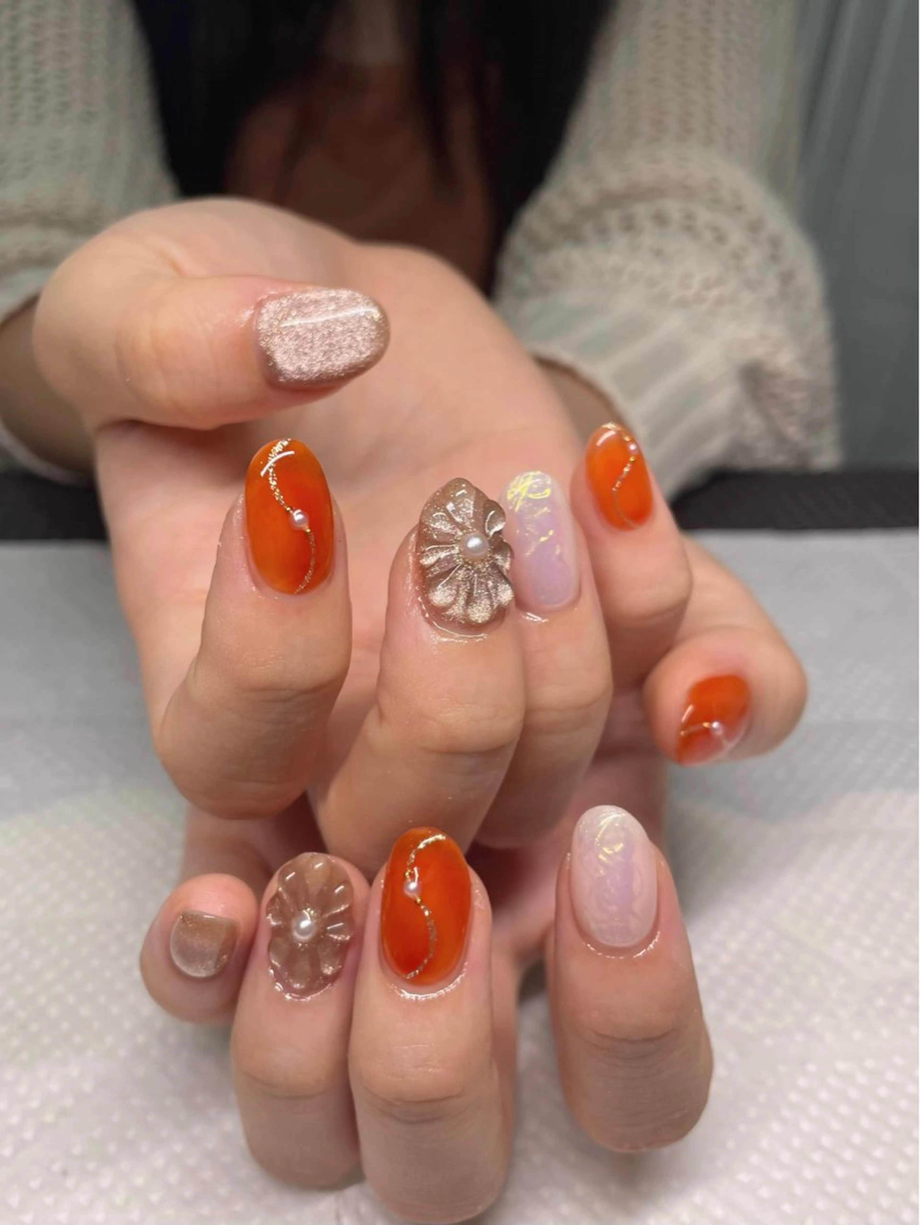 ネイル ぷっくりネイル Ricnail☾ ayanoのネイルデザイン