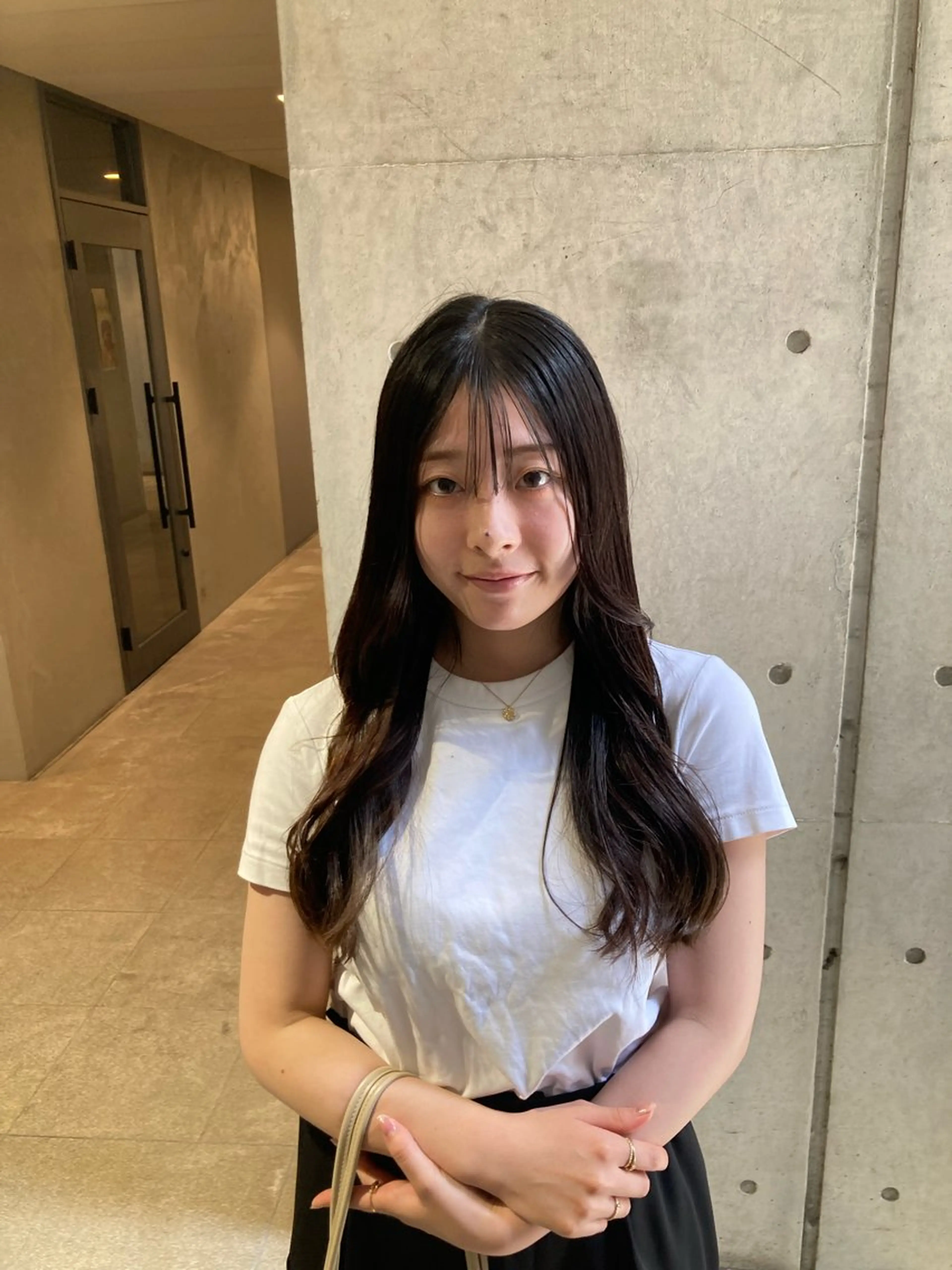 ロング カット たかなみ りなのヘアスタイル