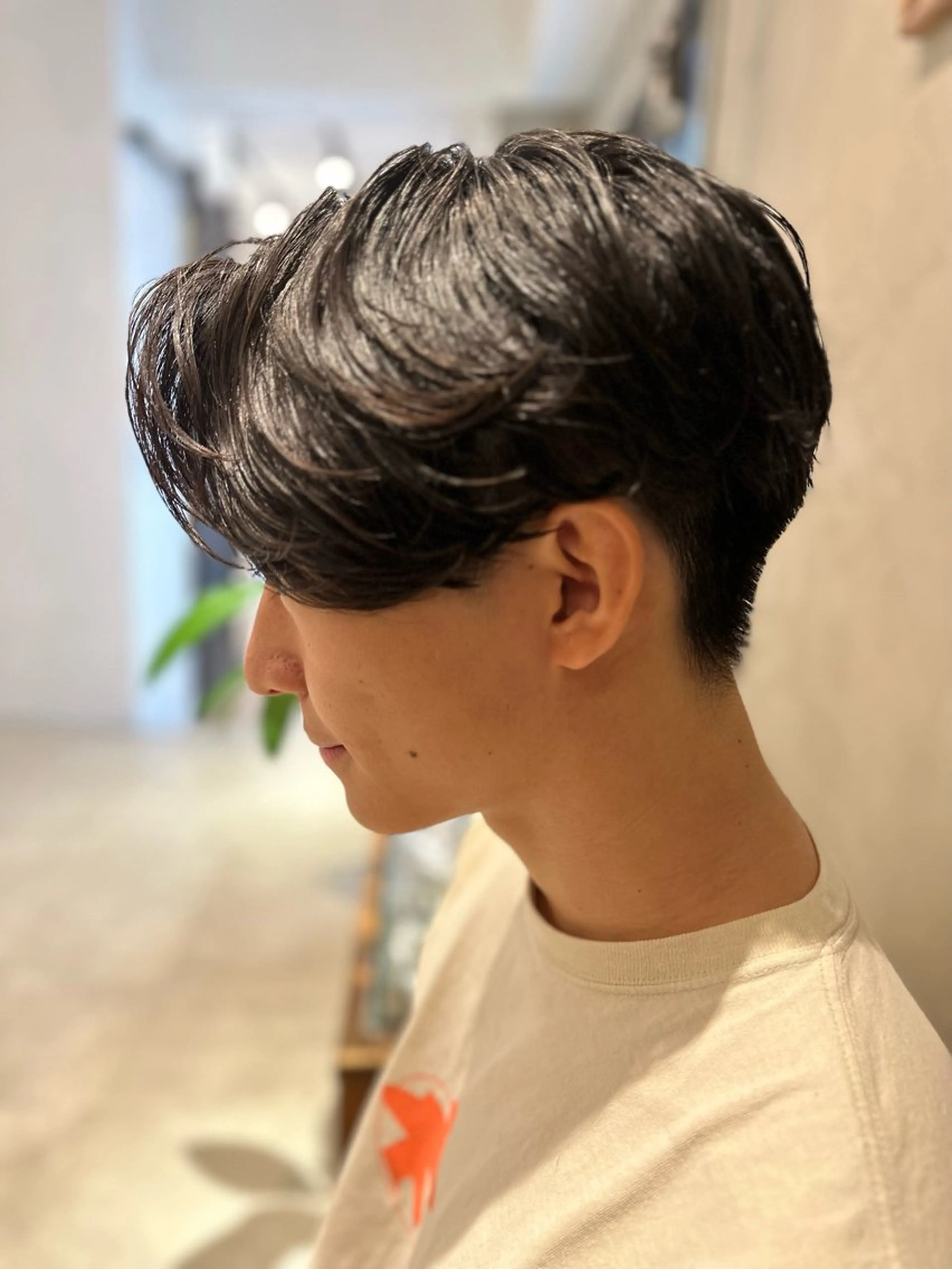 ショート メンズ カルマパーマ メンズパーマ 10月限定モニター 髪質改善美髪矯正のヘアスタイル