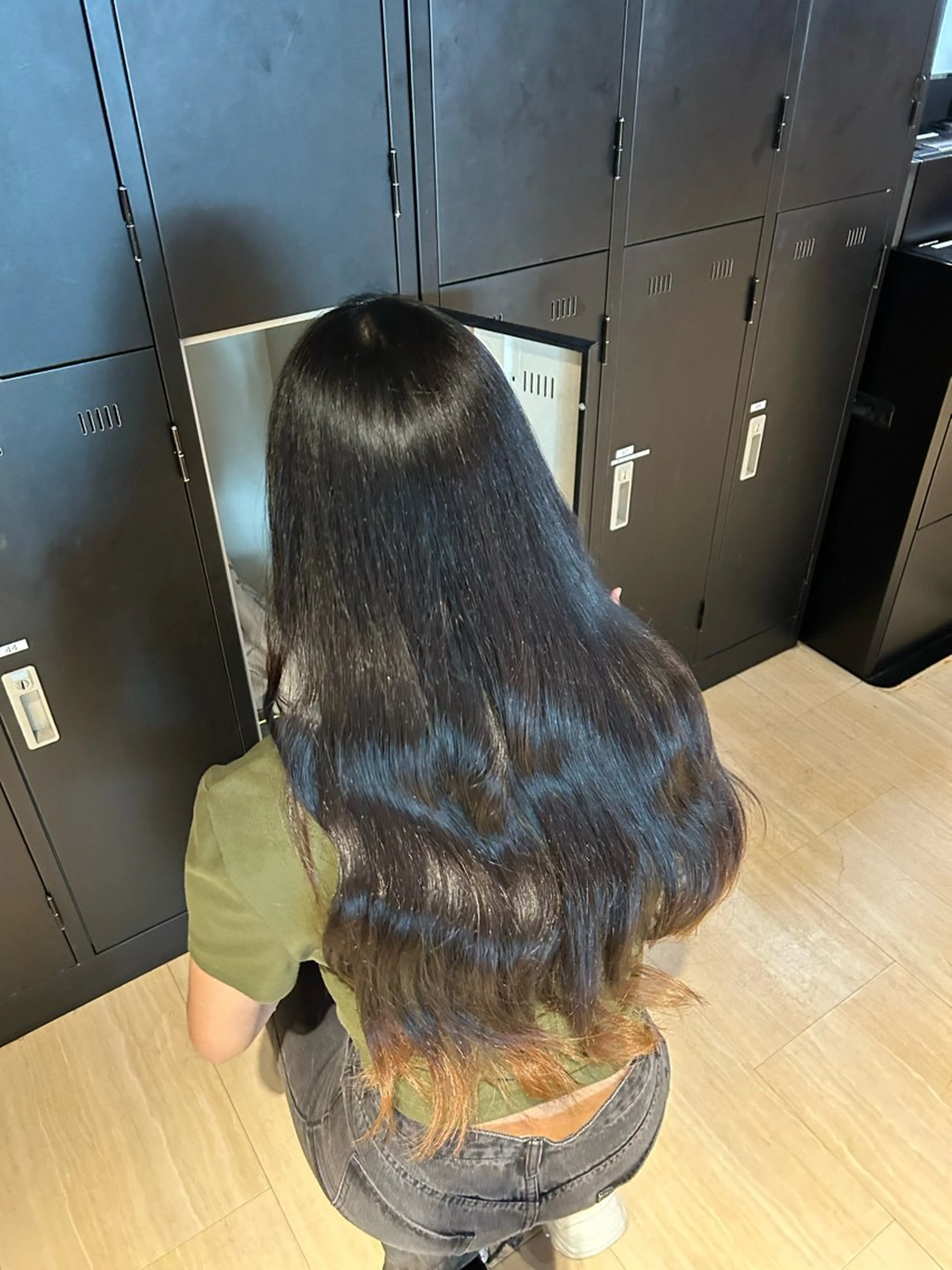 ロング トリートメント 韓国ヘア/顔周り ヘアセット/加藤優里のヘアスタイル