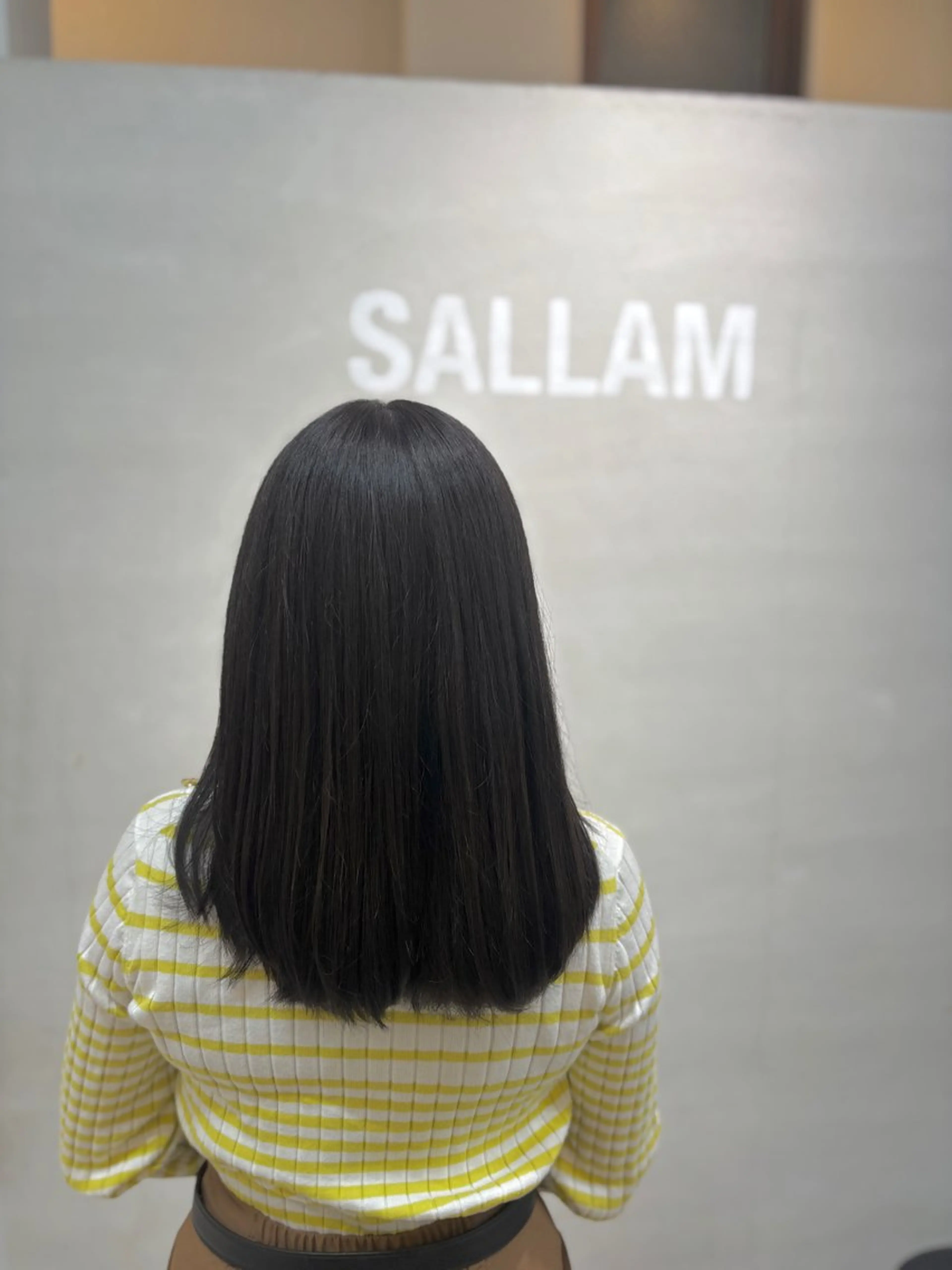 カラー アッシュ ヘアカラー 加納 望玖のヘアスタイル