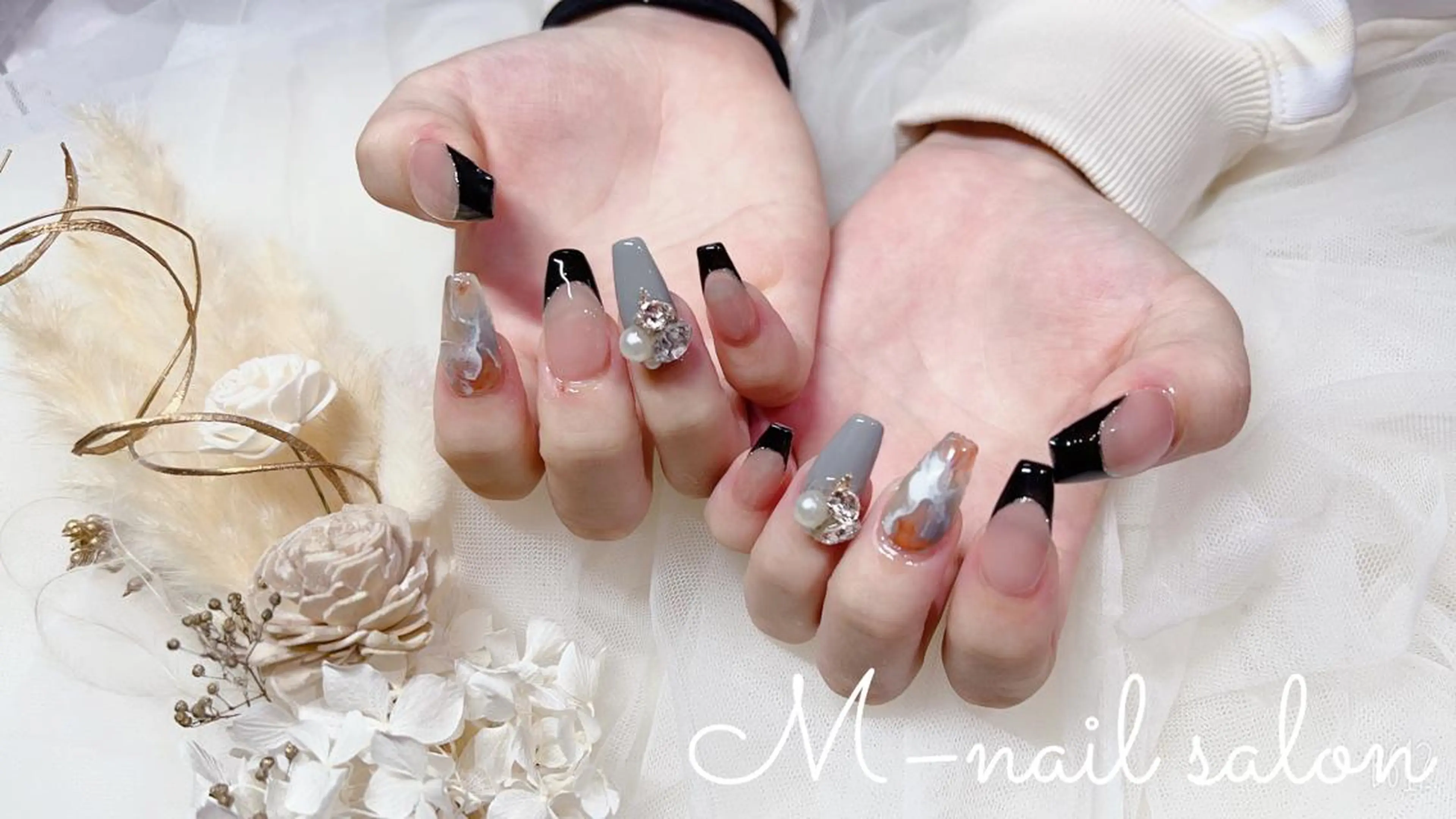 ネイル スカルプネイル M_ nail salonのネイルデザイン