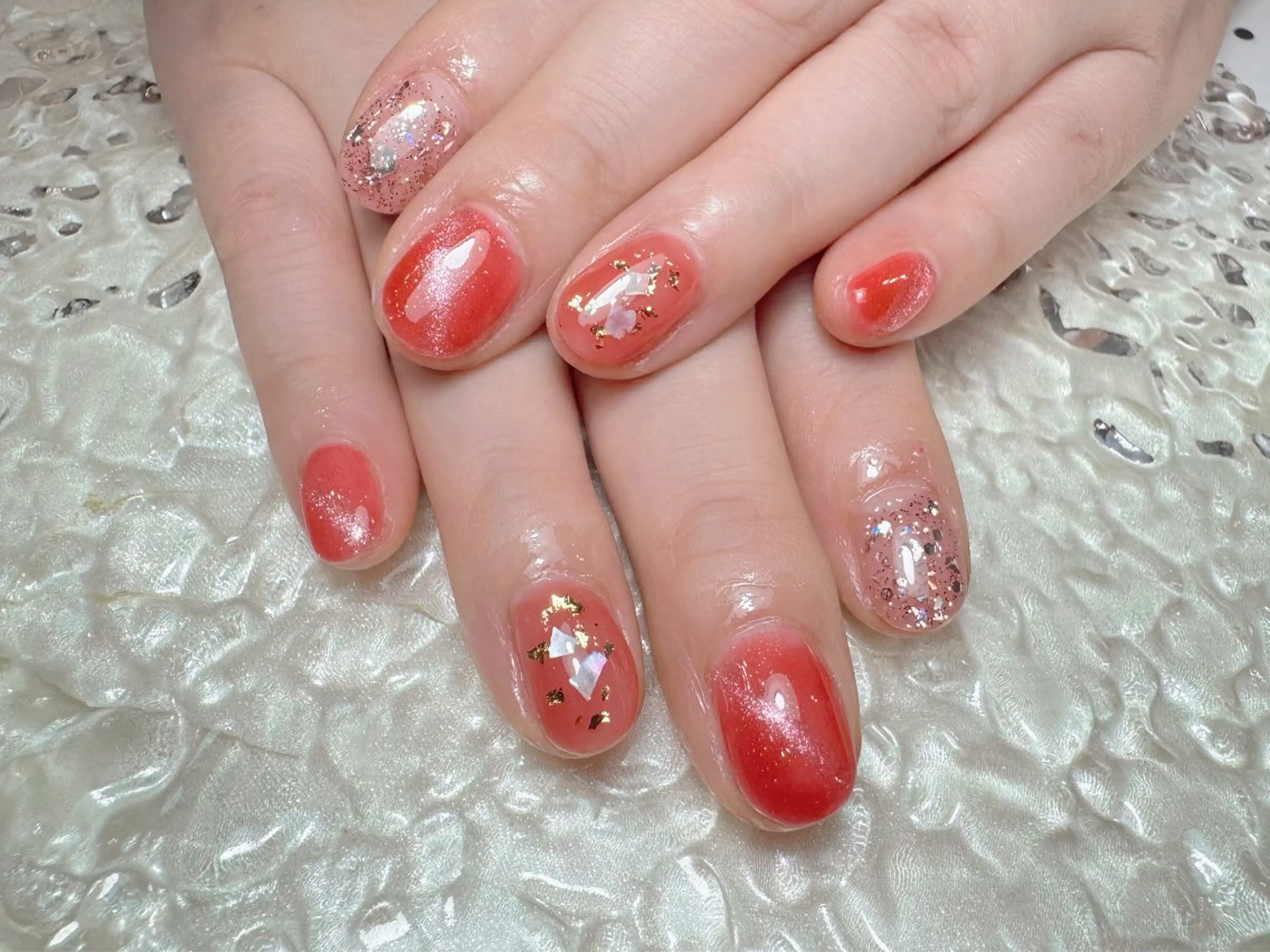 ネイル マジック ミラーのネイルデザイン