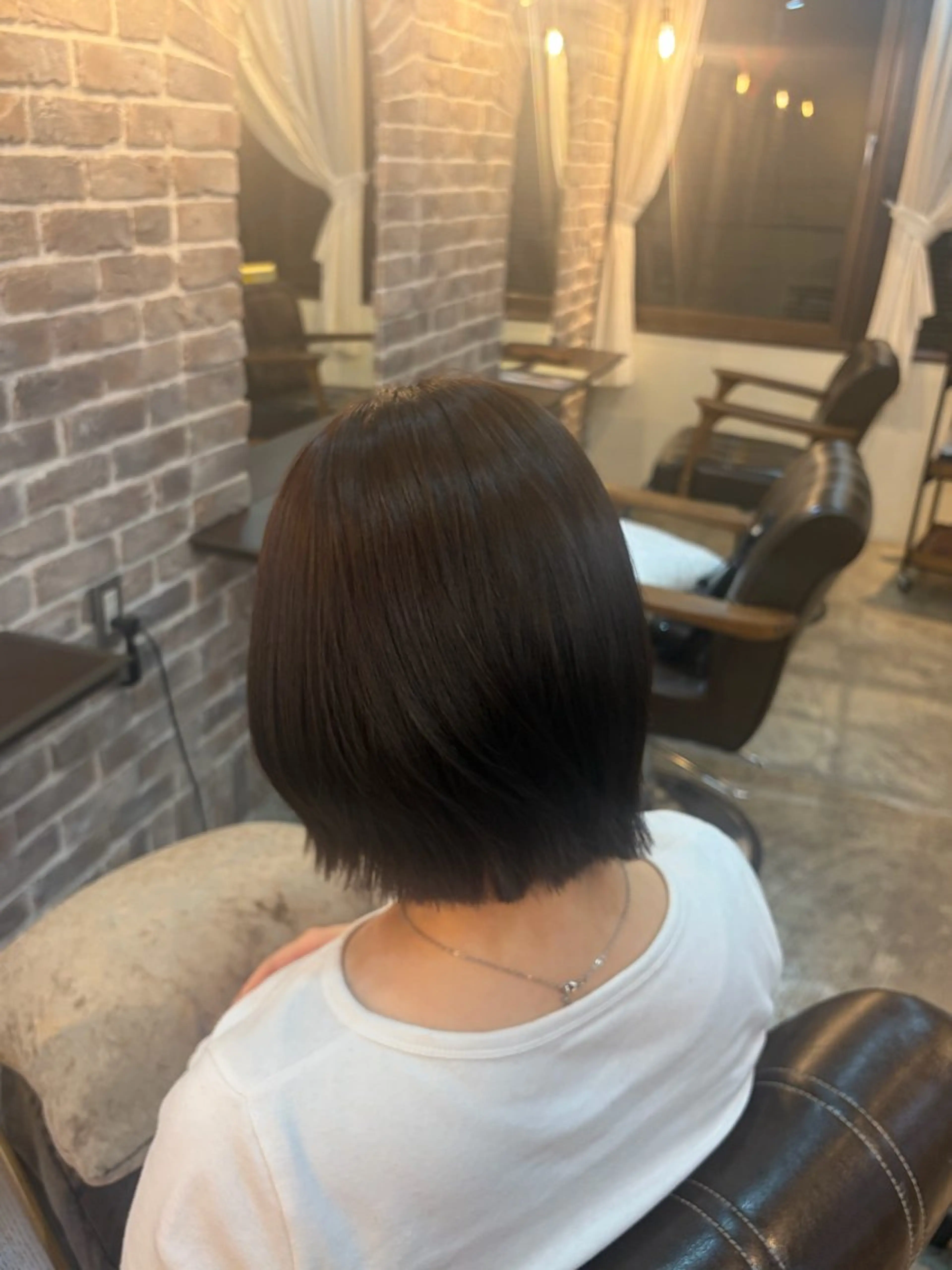 ショート カット ヘアカラー トリートメント メンズパーマ/縮毛 矯正/徳田真緒のヘアスタイル