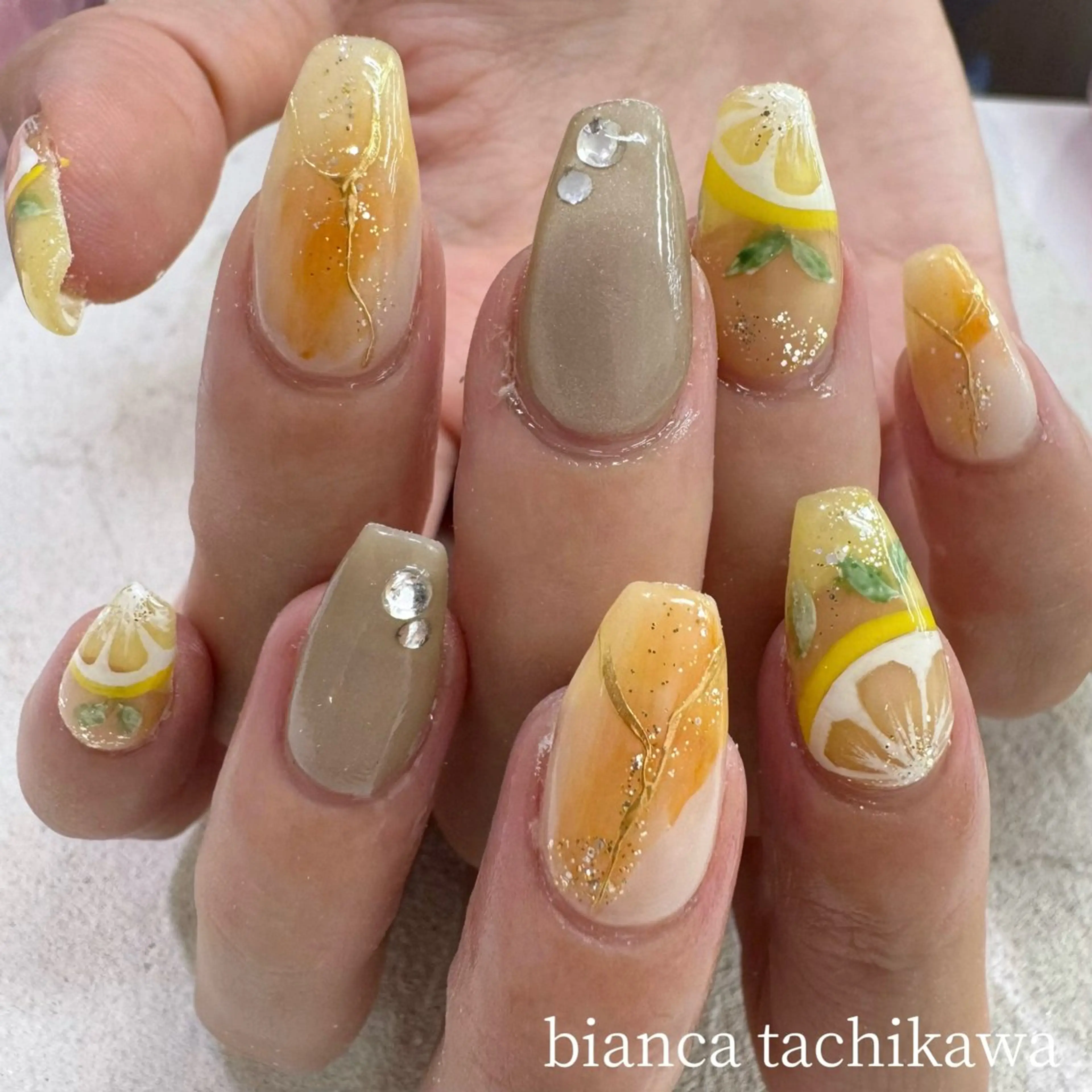 ネイル 🌺Bianca立川 HAGA🌺のネイルデザイン