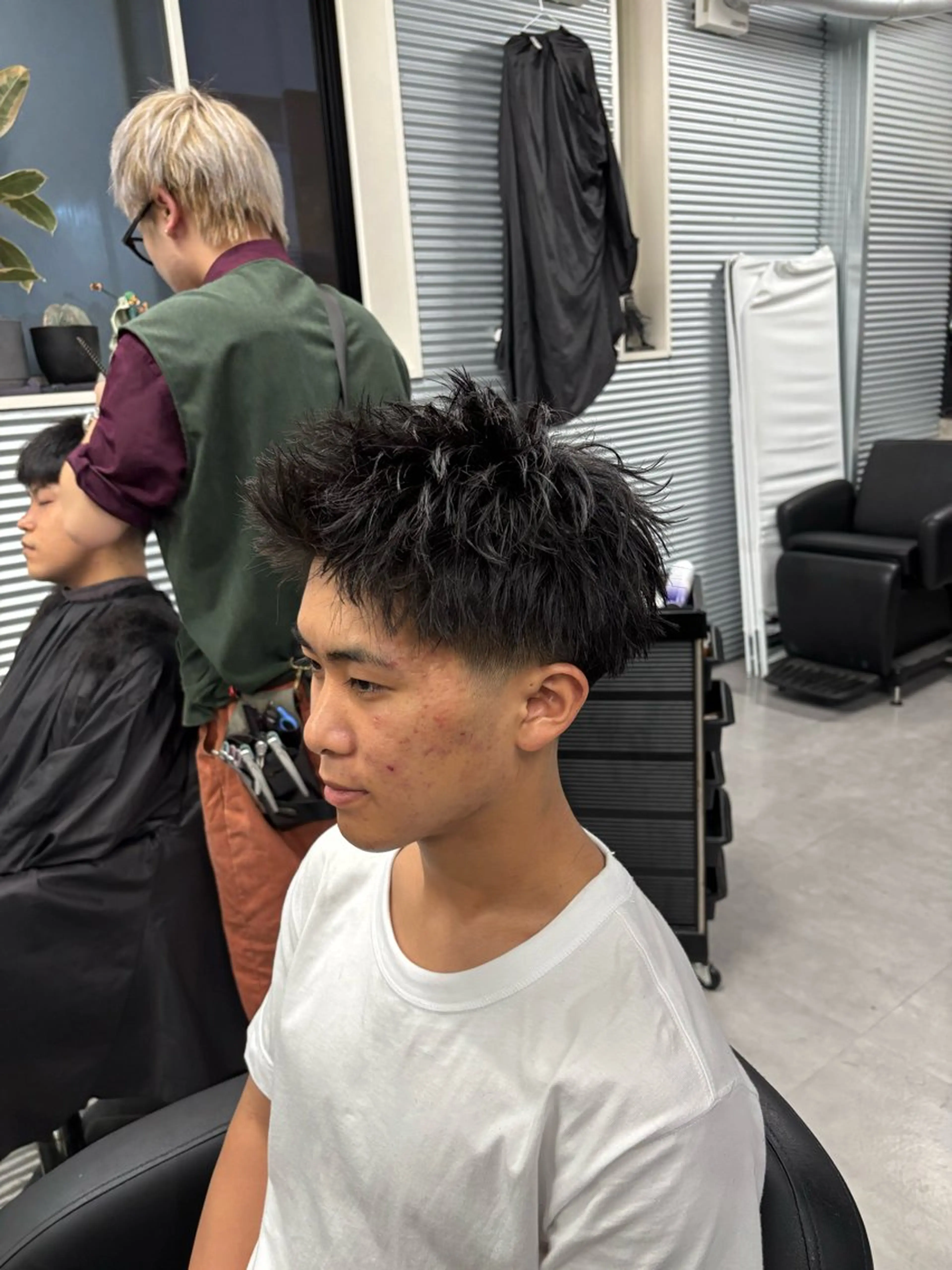 ショート メンズ メンズショート スパイキーショート ショートヘア カット 波巻き/ツイスパ/ 短髪/鈴木俊也のヘアスタイル