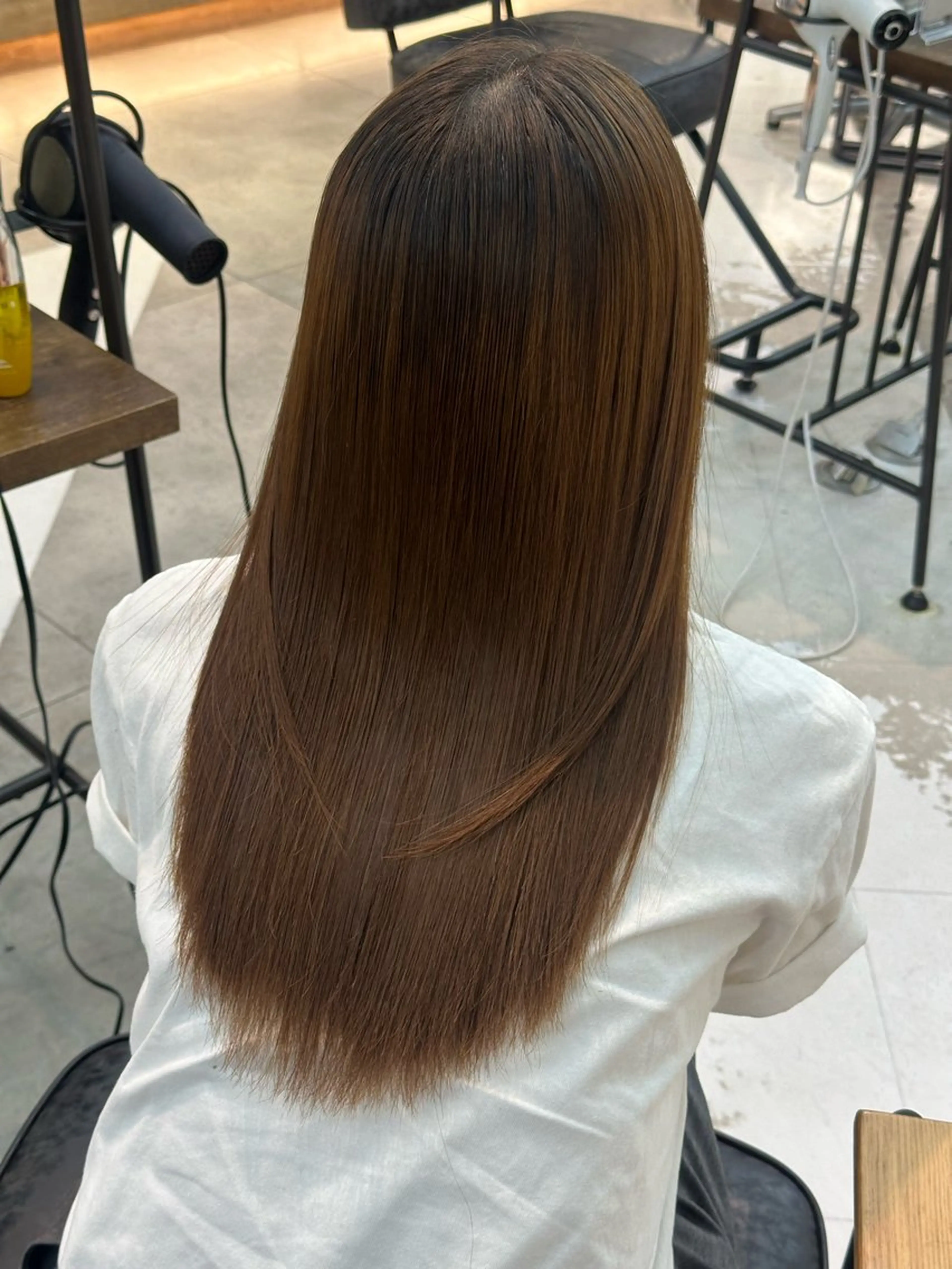 ロング 縮毛矯正 韓国ヘアメンズ・レデ ィース特化ミクのヘアスタイル