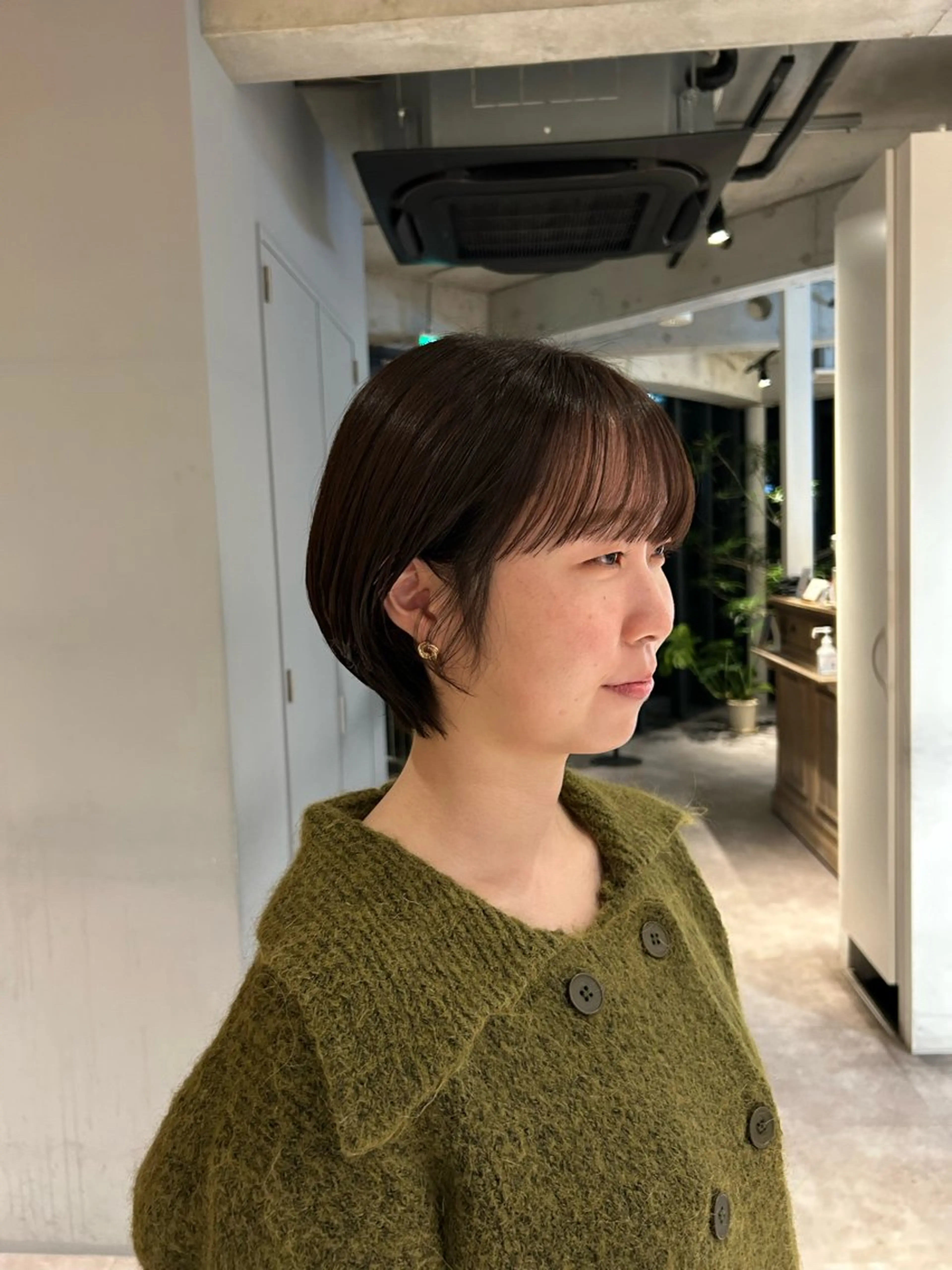 ショート ショートヘア ワイドバング 葉月/ボブ/ 透明感カラー／中目黒のヘアスタイル