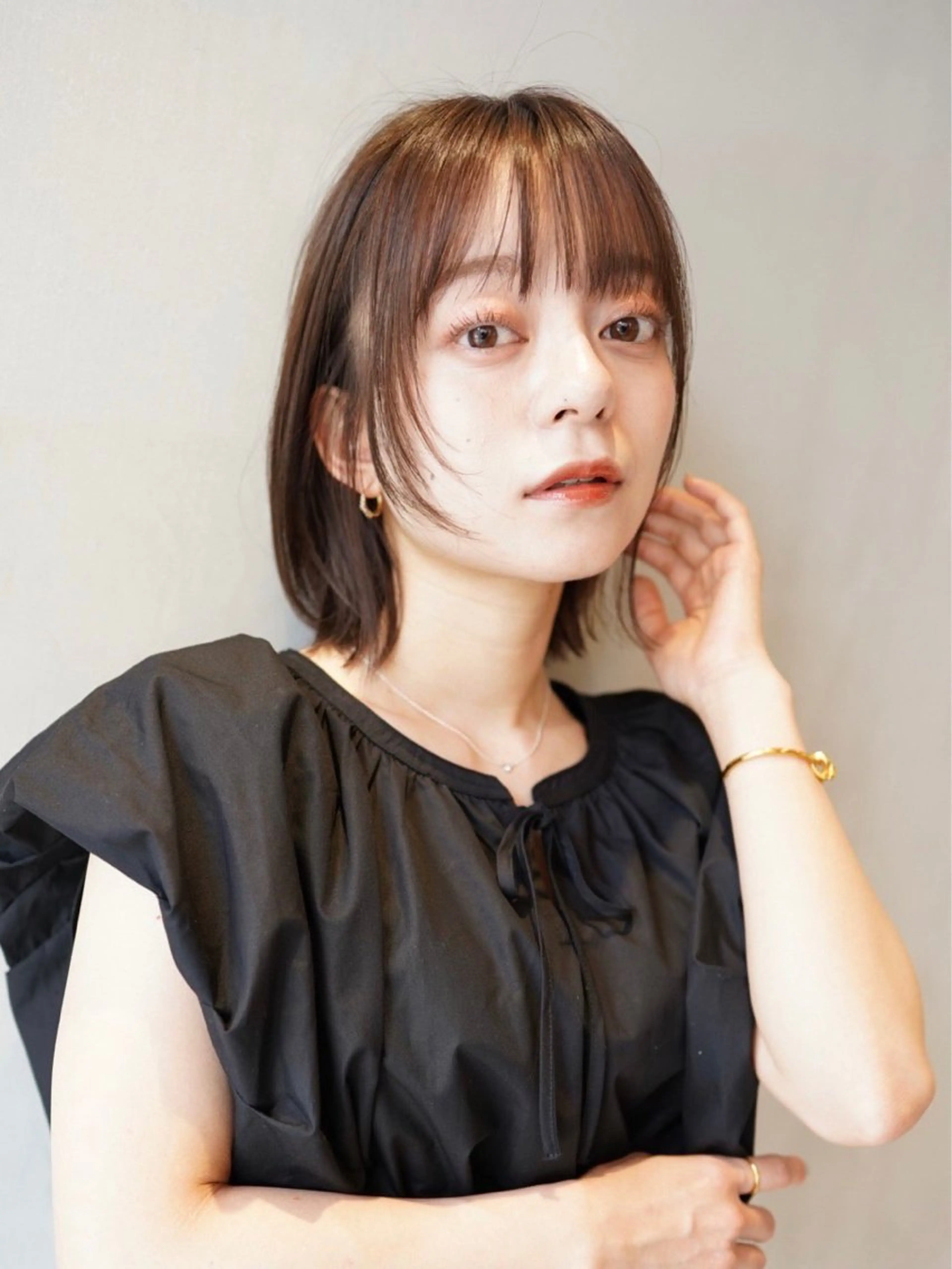 ミディアム カラー カット ヘアカラー トリートメント 似合わせレディース/ メンズ/あゆかのヘアスタイル