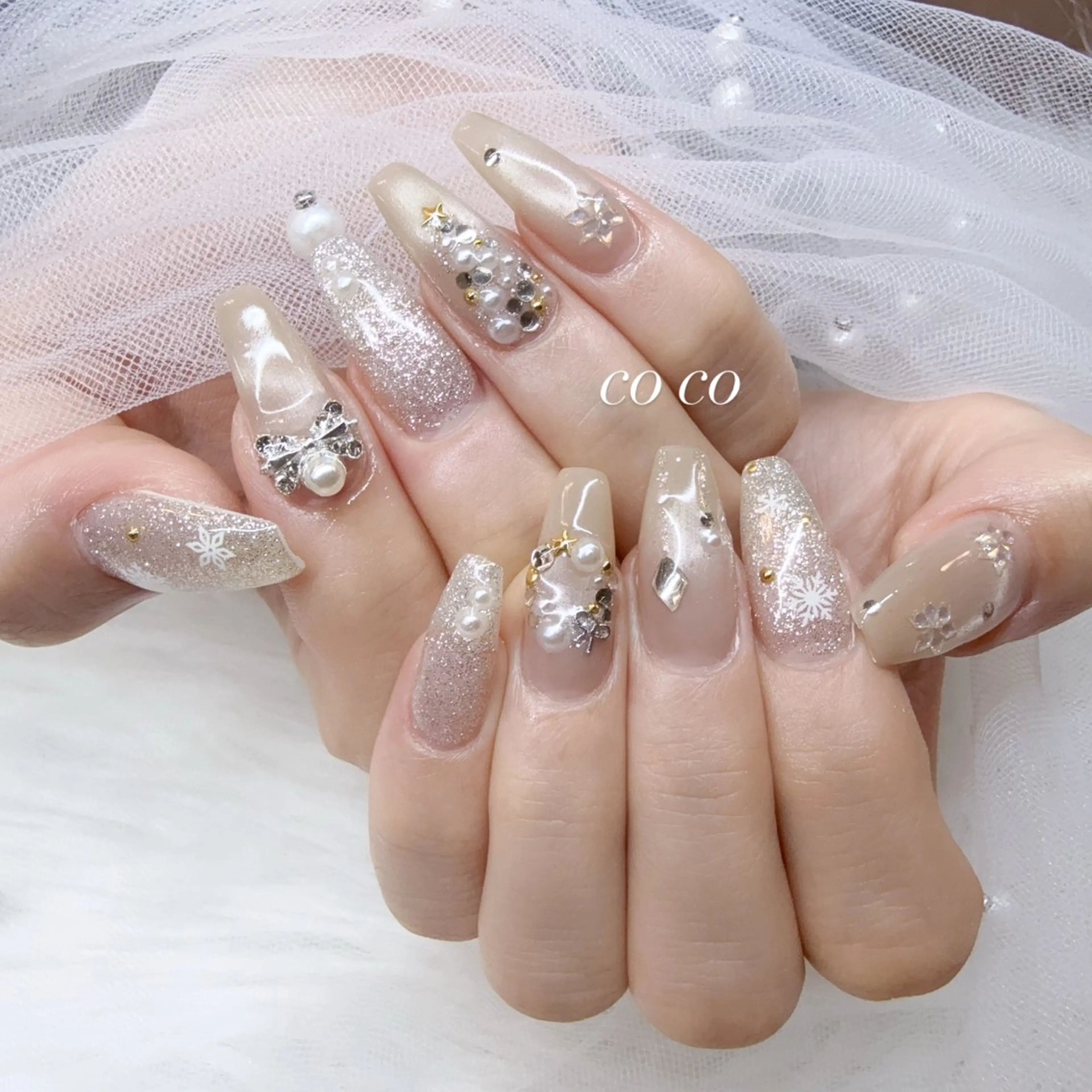ネイル 冬ネイル クリスマス COCO ネイルのネイルデザイン