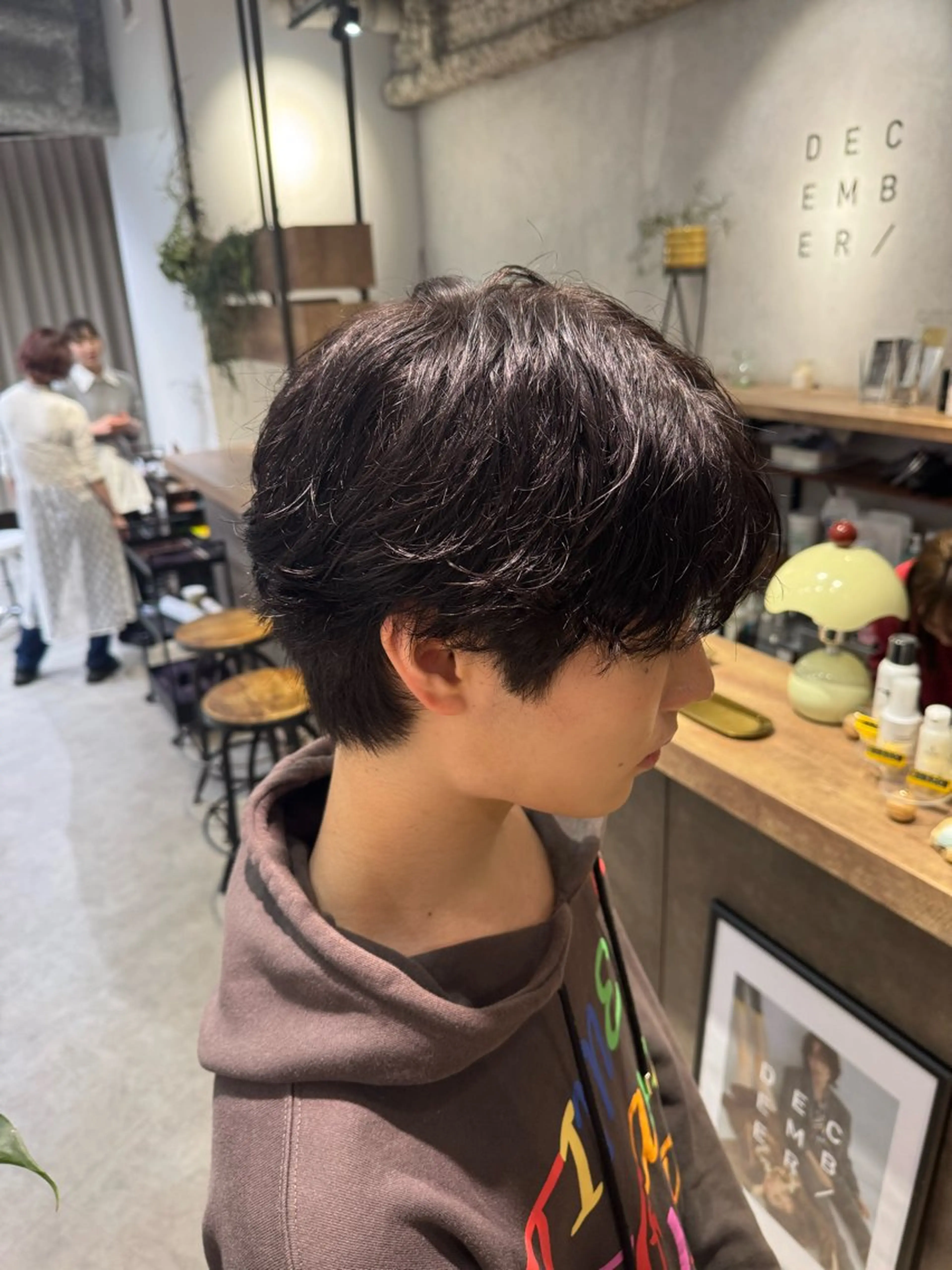 パーマ メンズ カット パーマ シャドウパーマ No.1うえちりくのヘアスタイル